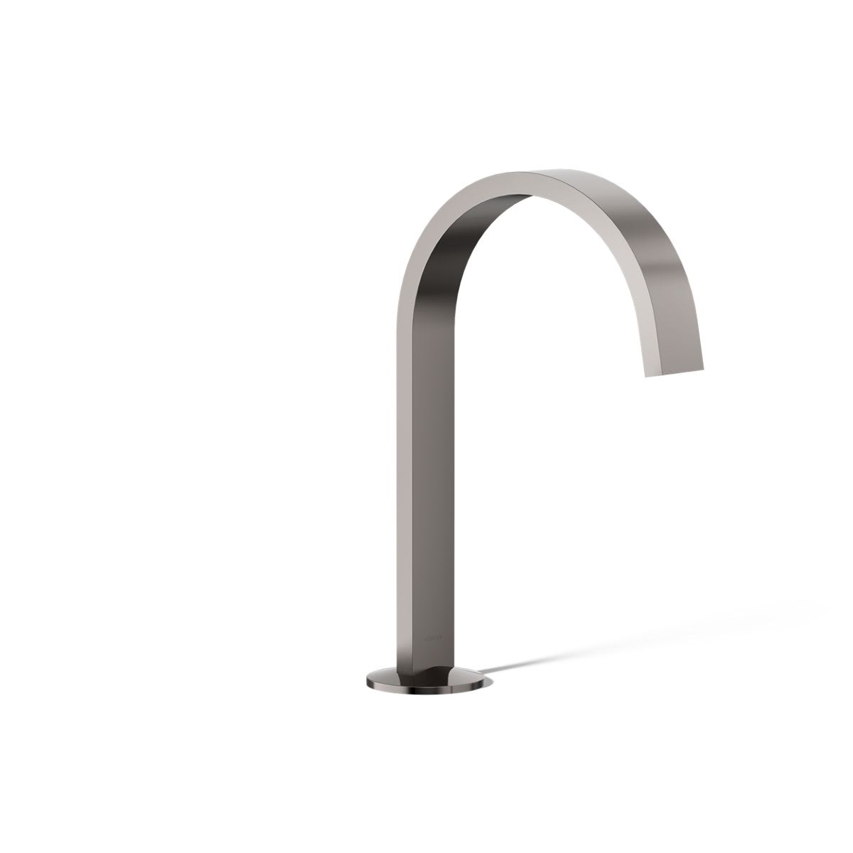 Components Bathroom Sink Faucet Spout With Ribbon Design 1.2 Gpm in Vibrant Titanium