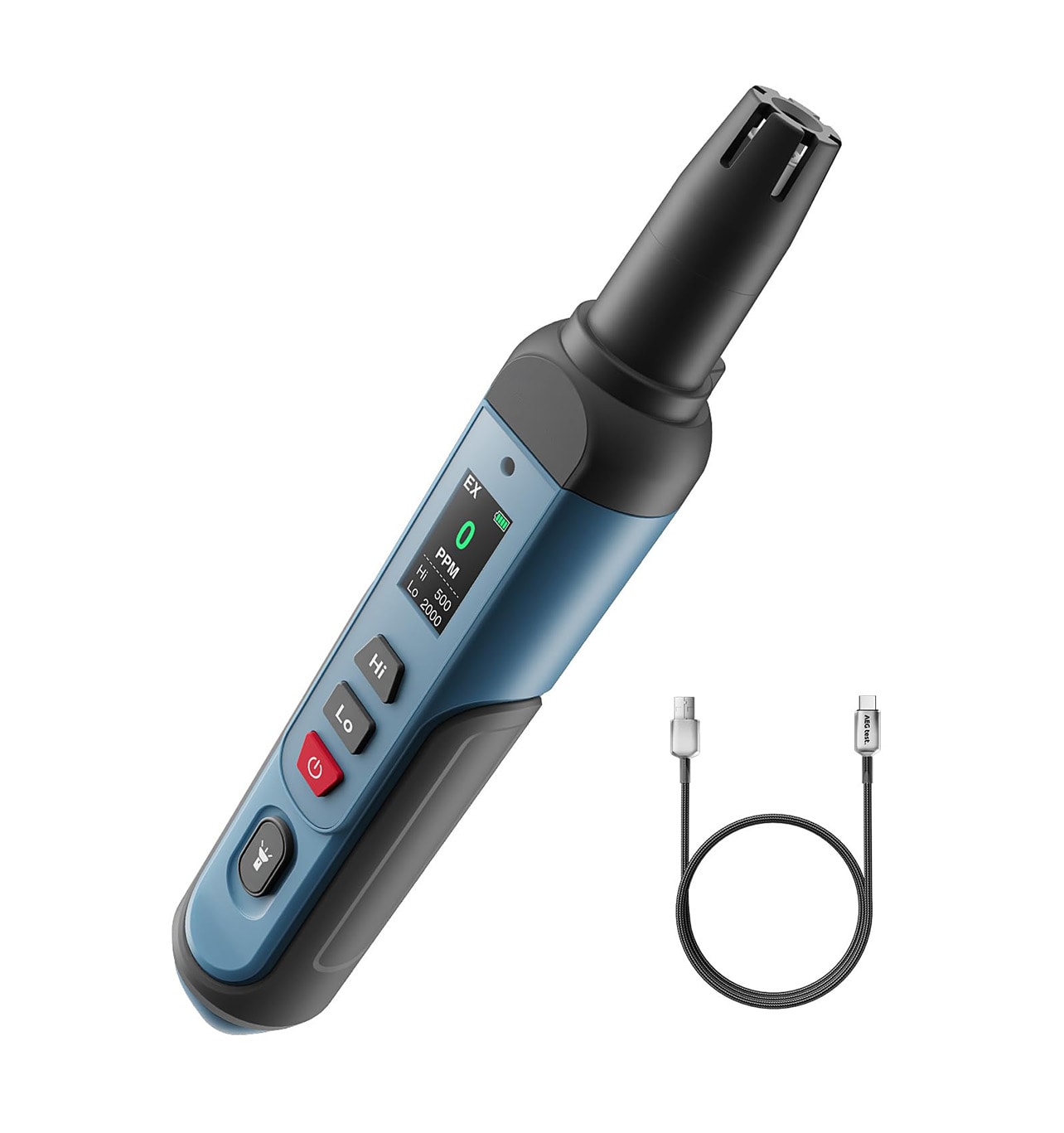 Misopily AGT-1988 portable natural gas leak detector TFT display 0.5 second response 0 to 9999 PPM range 1 Piece for home RV propane methane #LMS0309T63