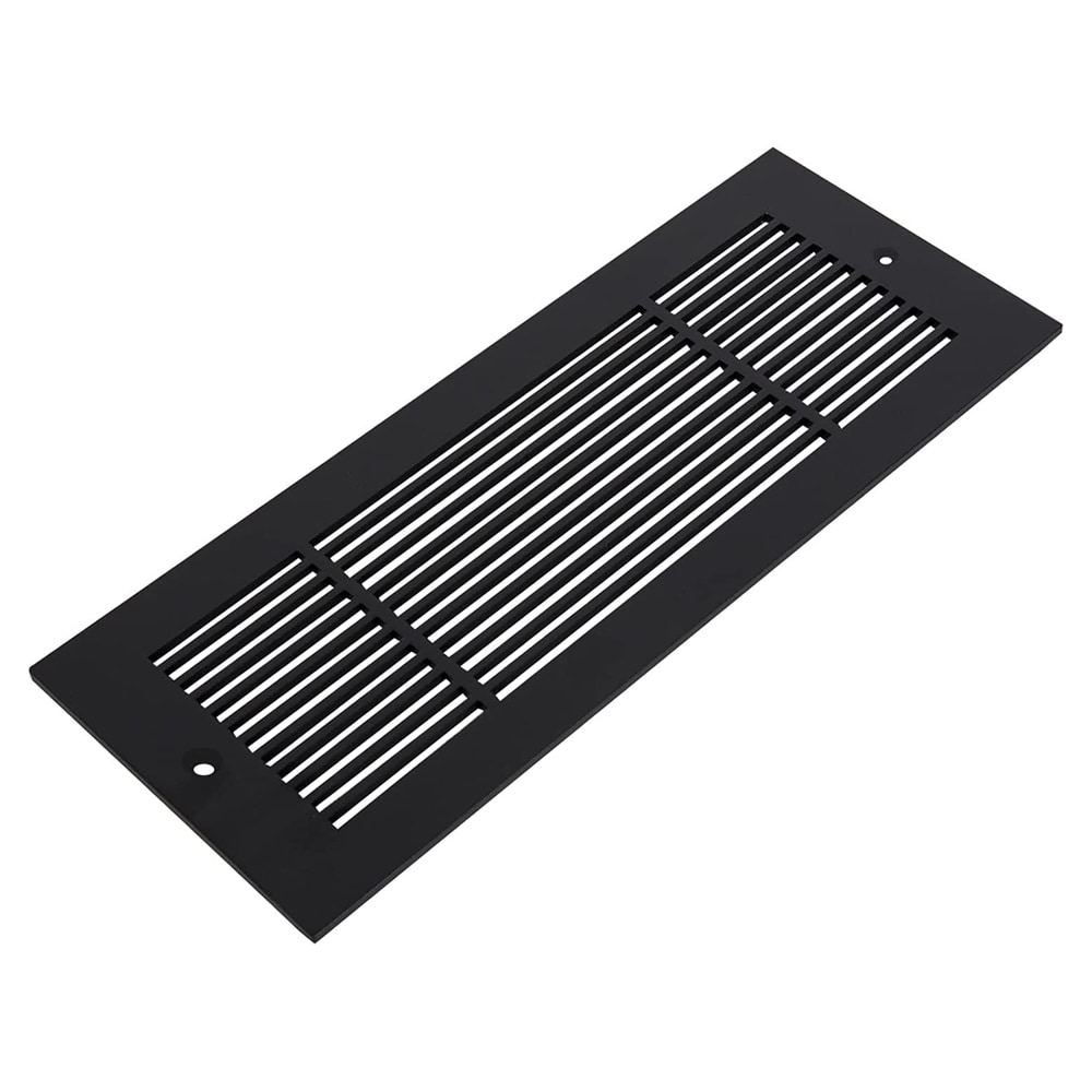 Reggio Register RYL16-612-SBH 4-in x 10-in Steel Black Floor Register