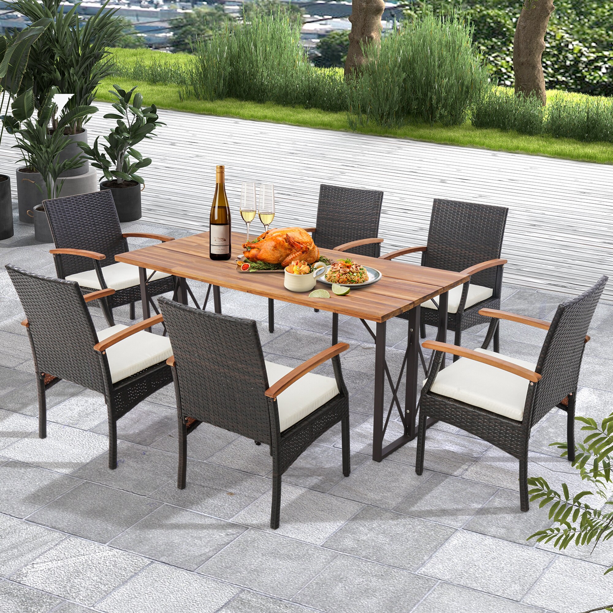 Costway HW70831-4 Patio-Chairs - View #3