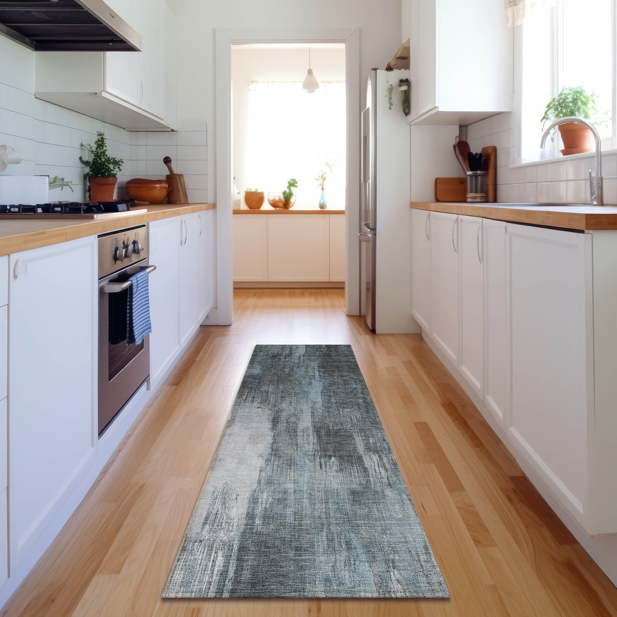 Addison Rugs AMF504OR10X14 Mayfield AMF504OR 10 x 14 (ft) Loomed Polyester Orange Rectangular Indoor Abstract Machine washable Area rug