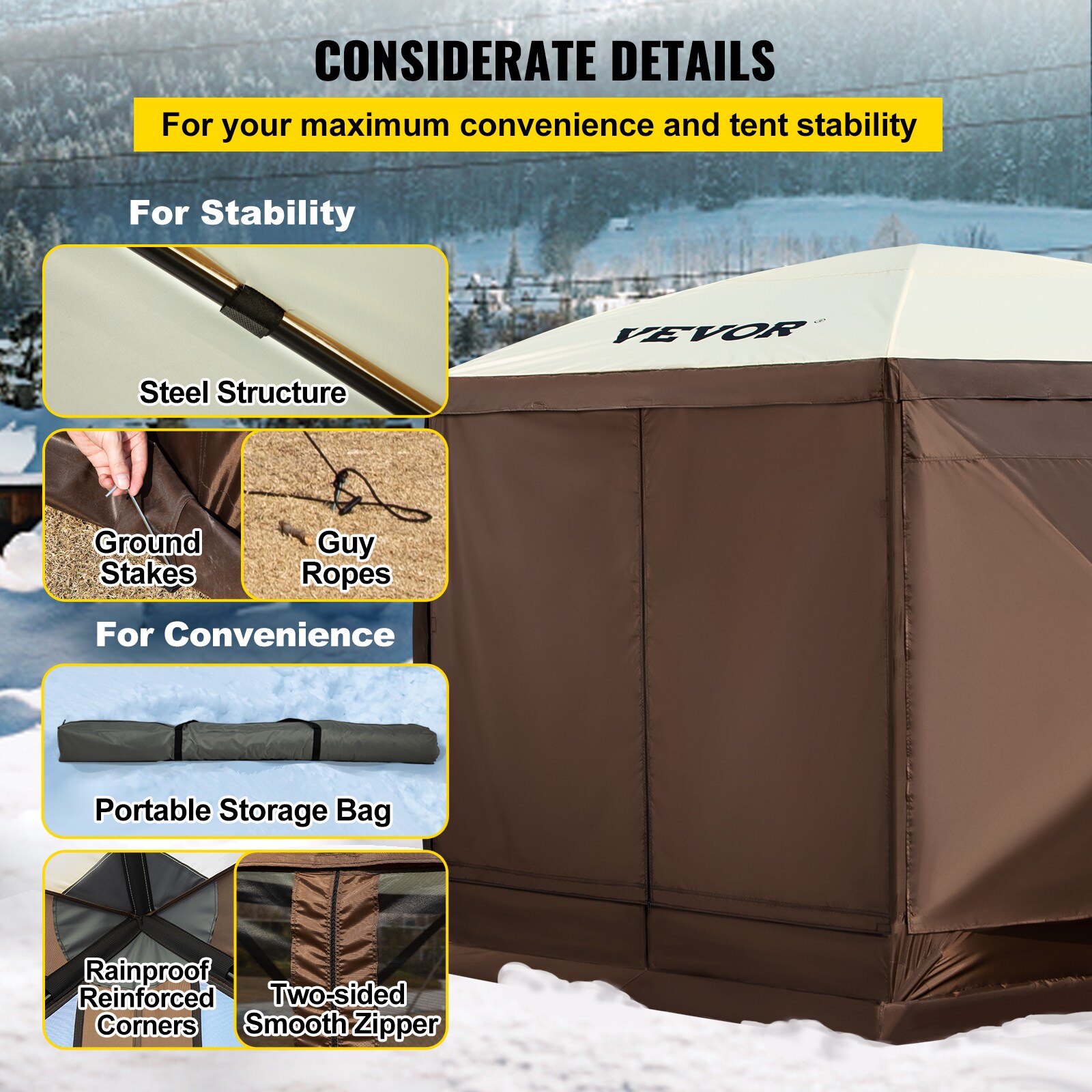 VEVOR MZY610FT10FT67P5KV0 Wood-Resin-Gazebos - View #7