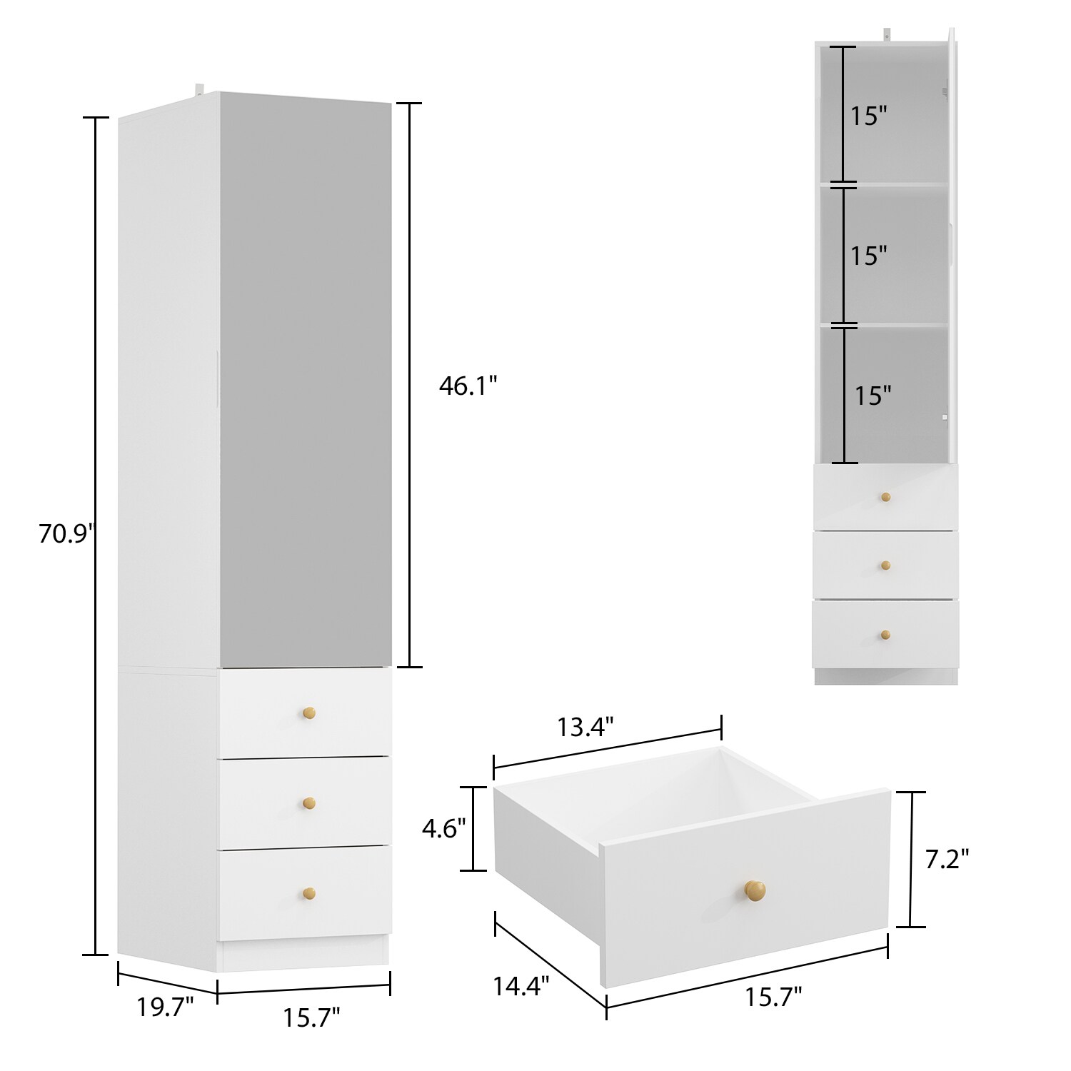 FUFU&GAGA LJY-KF330074-01 bookcases - View #18