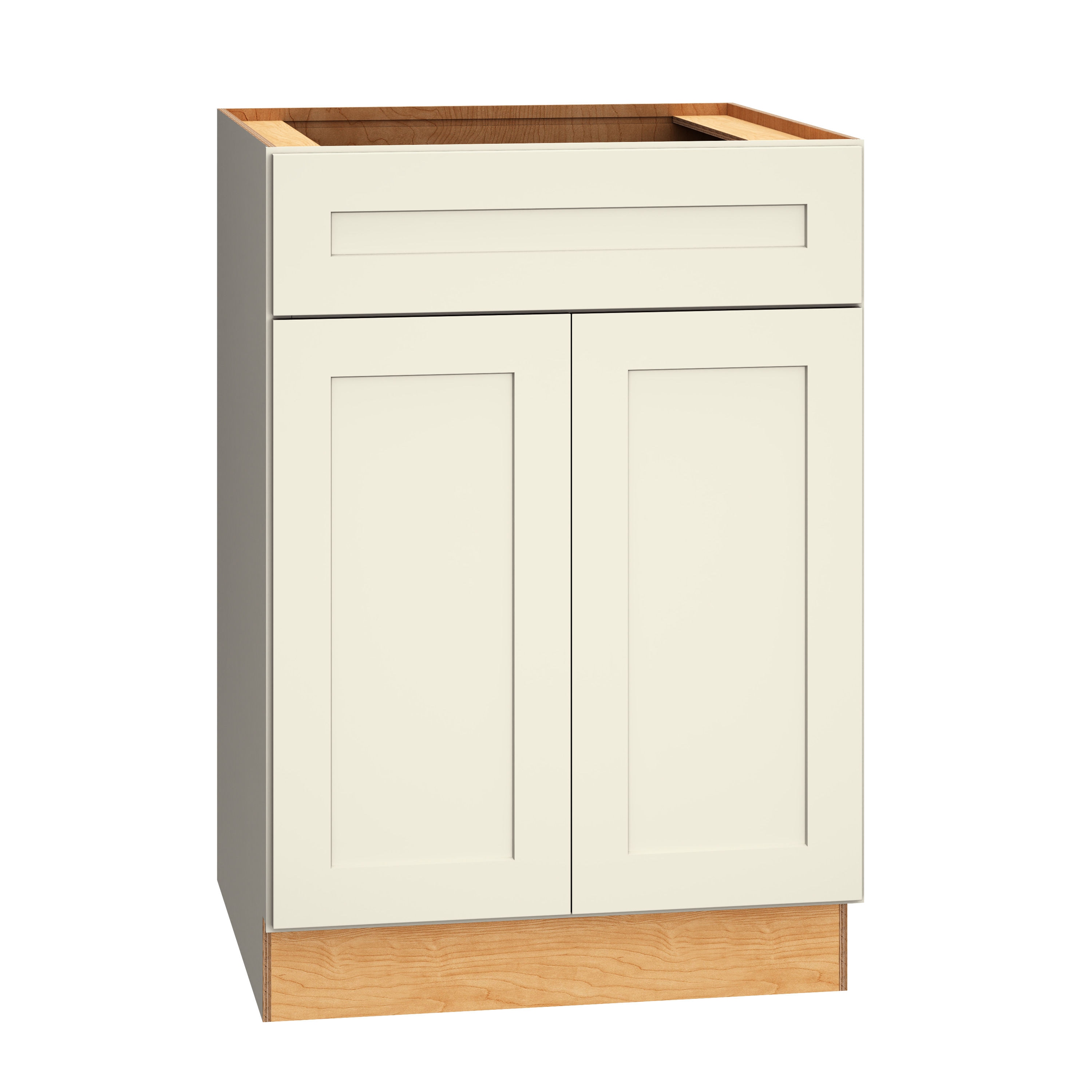 Diamond Express Jamestown 24-in W x 34.5-in H x 24-in D Steam Painted Base Fully Assembled Plywood Cabinet Recessed Panel Shaker