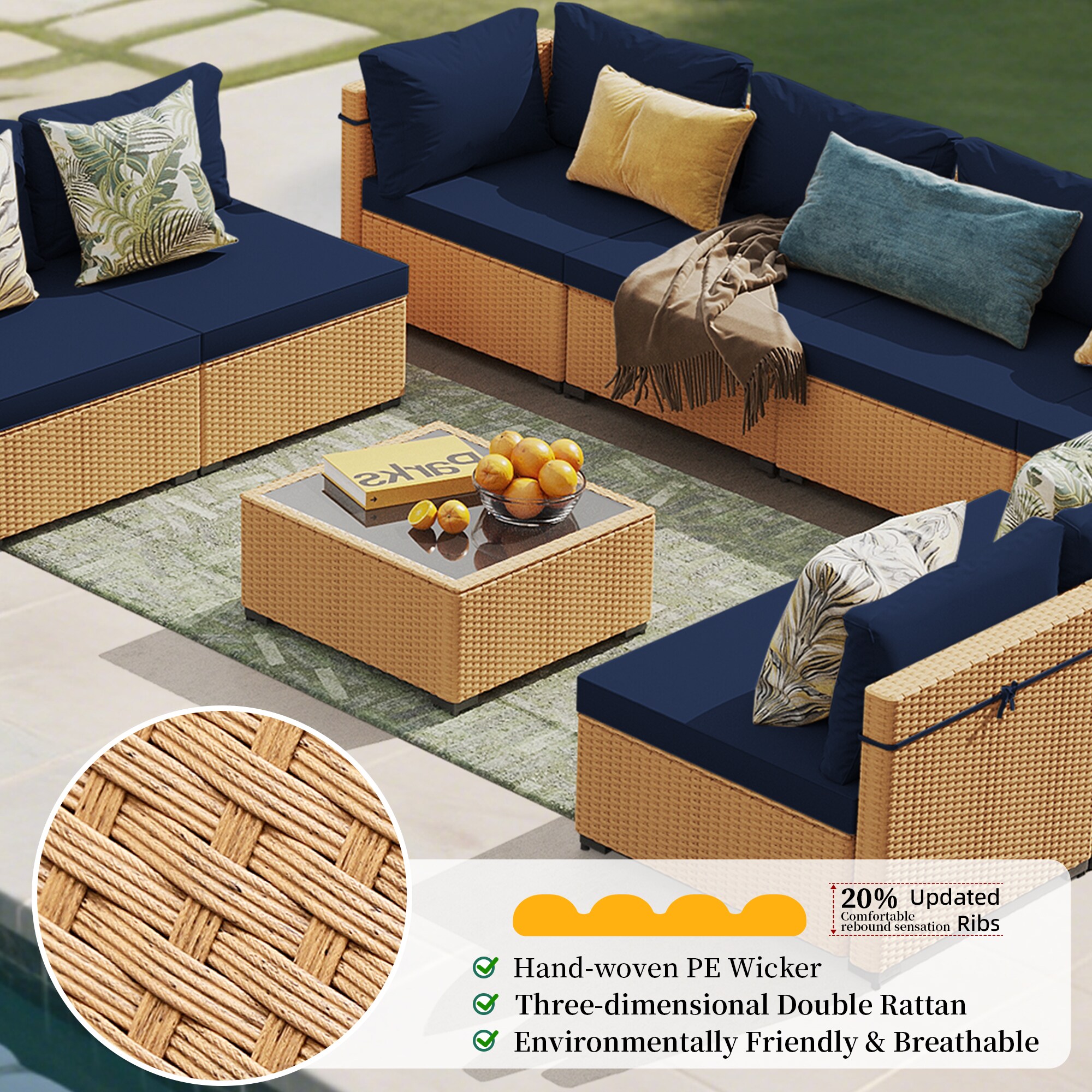 UPHA PL-3CZ-H2 Patio-Conversation-Sets - View #6
