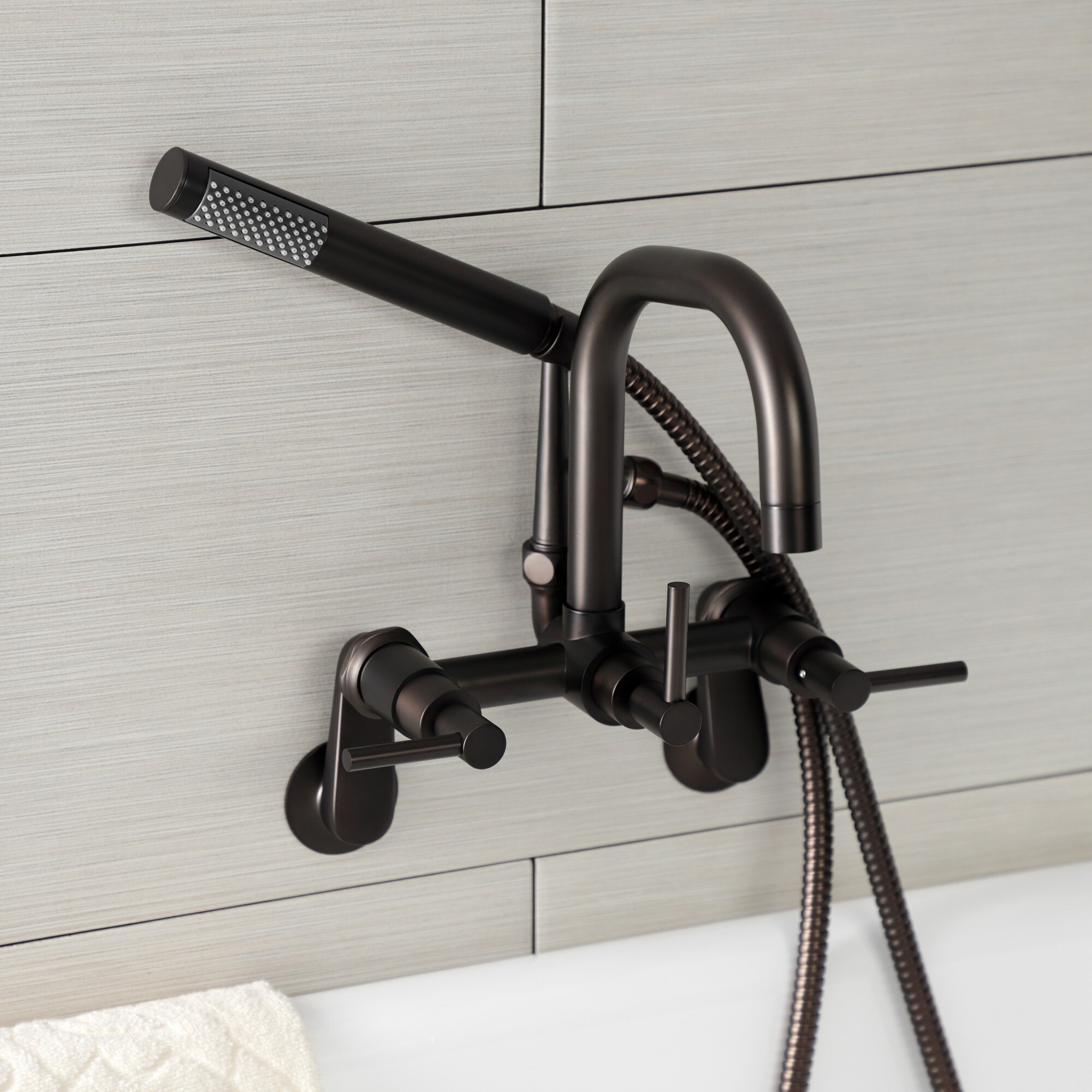 Kingston Brass WLAE8455DL Roman-Tub-Faucets - View #3