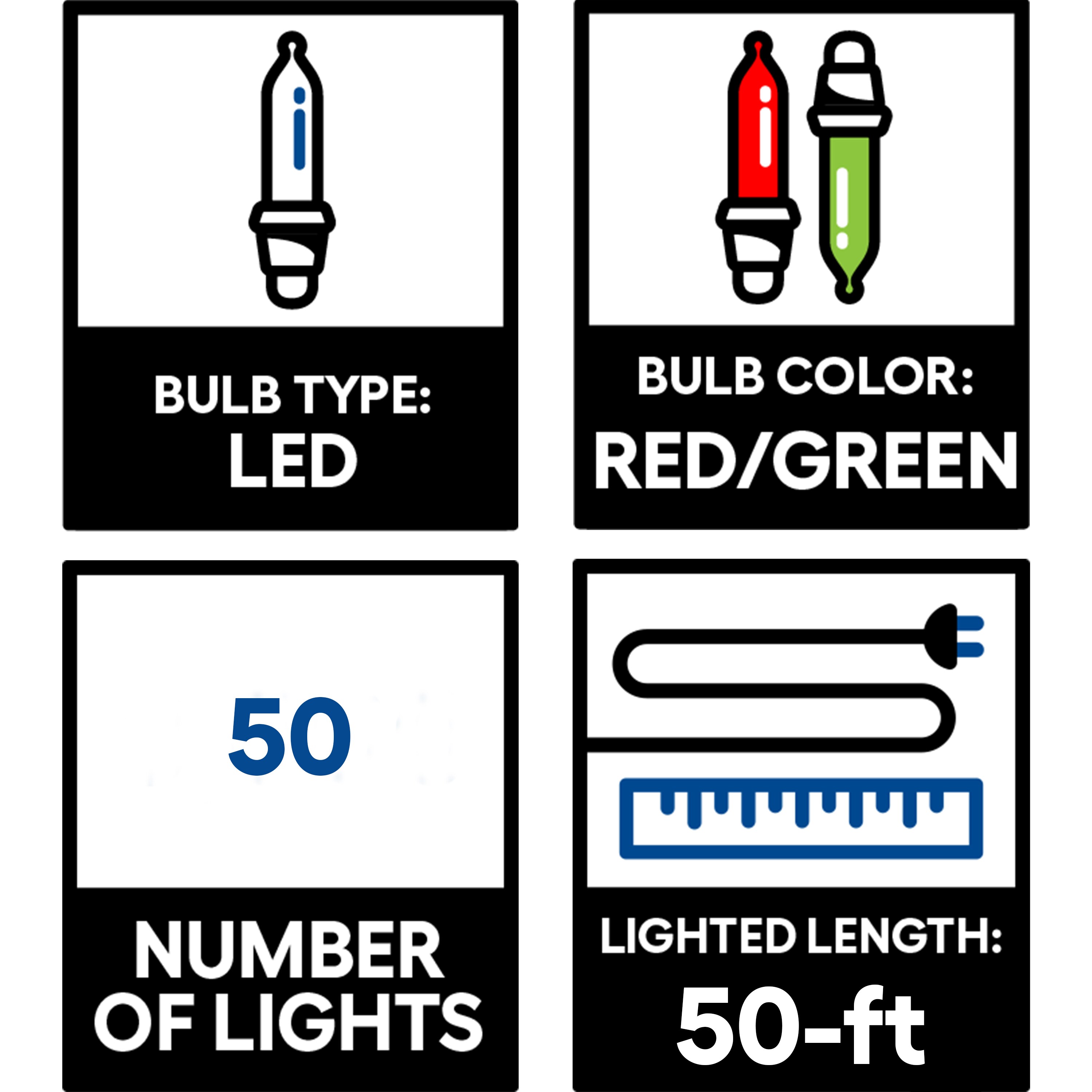 Wintergreen Lighting 80149 Christmas-String-Lights - View #2