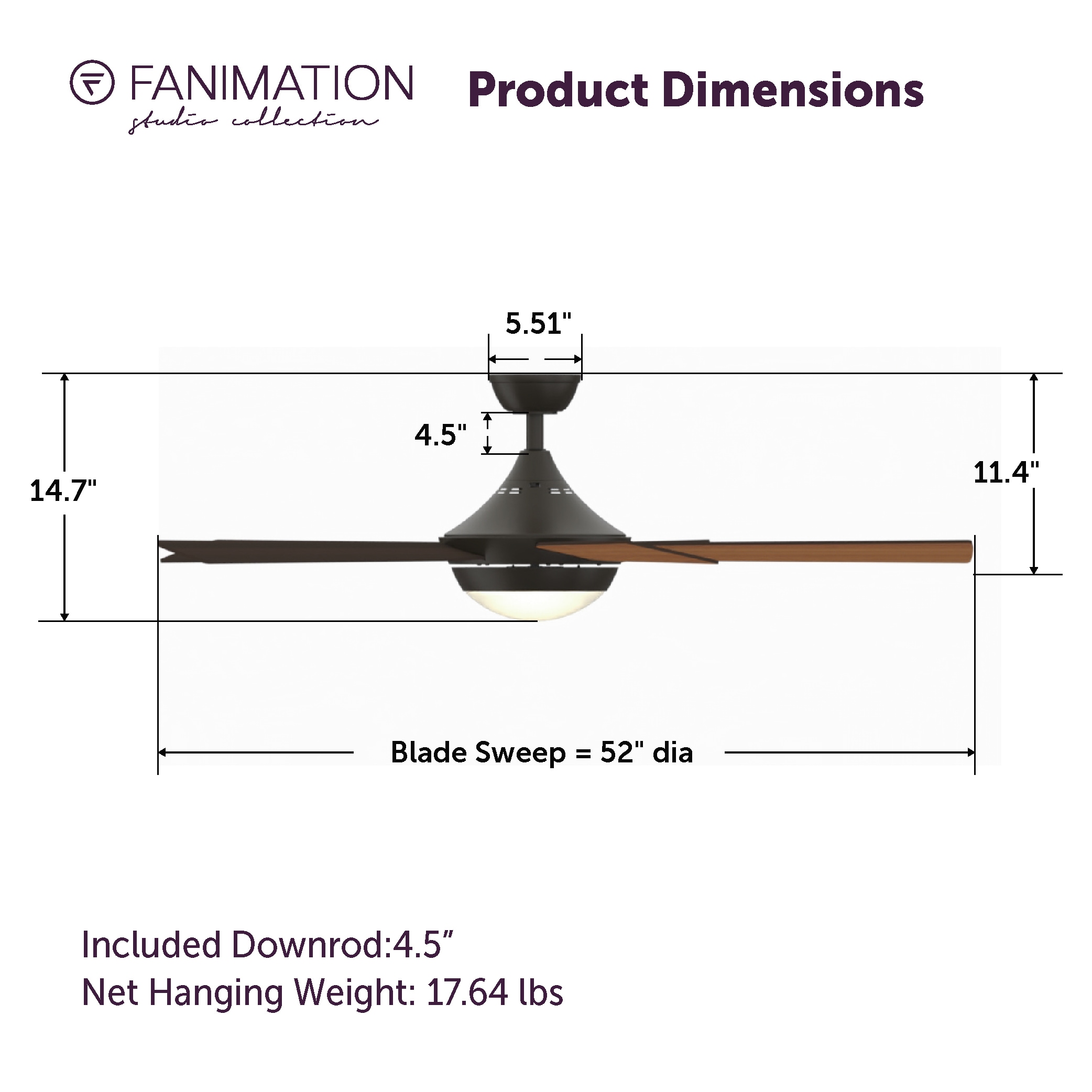 Fanimation Studio Collection LP8069LAZ Ceiling-Fans - View #11
