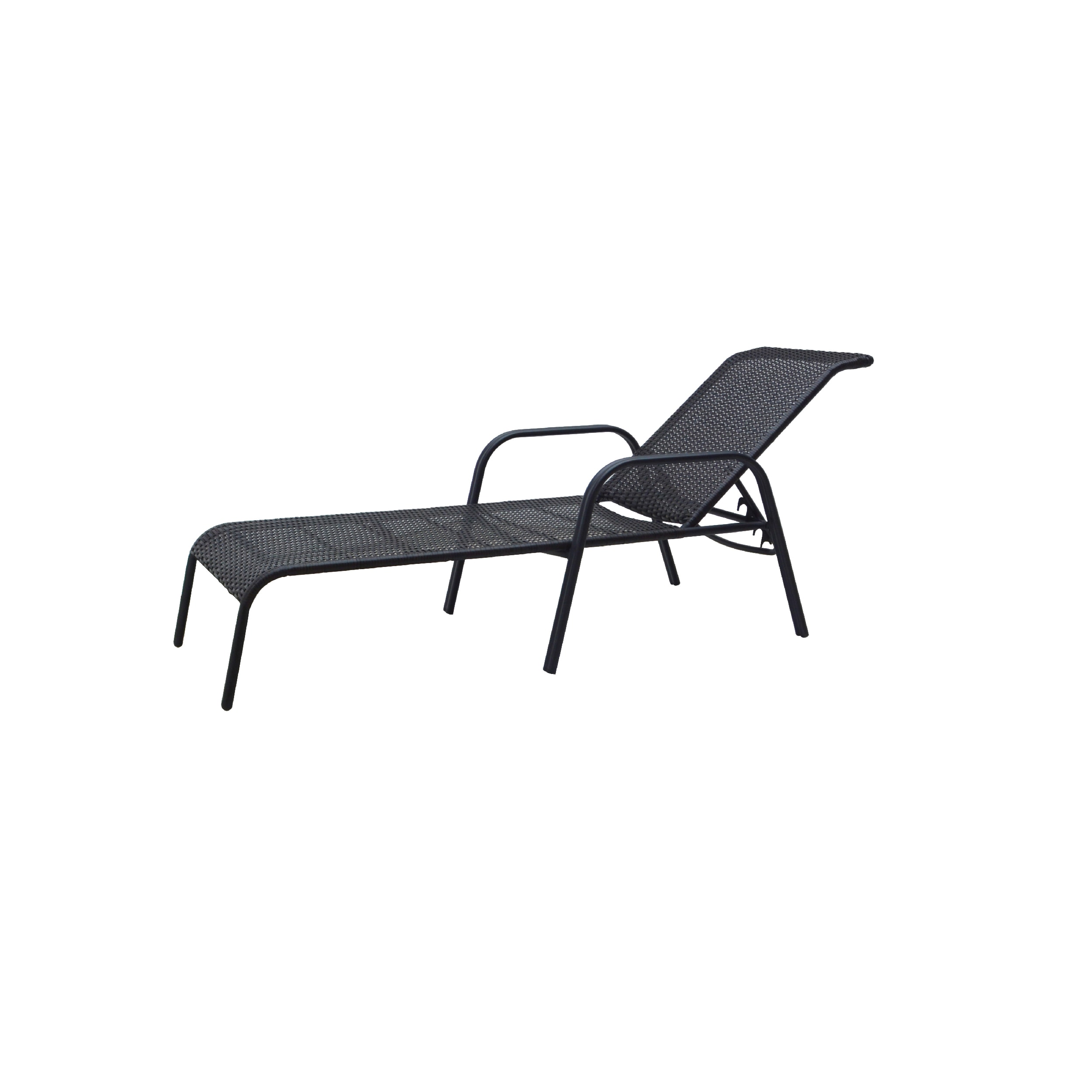 Hampton bay adjustable stacking online wicker outdoor lounge chair