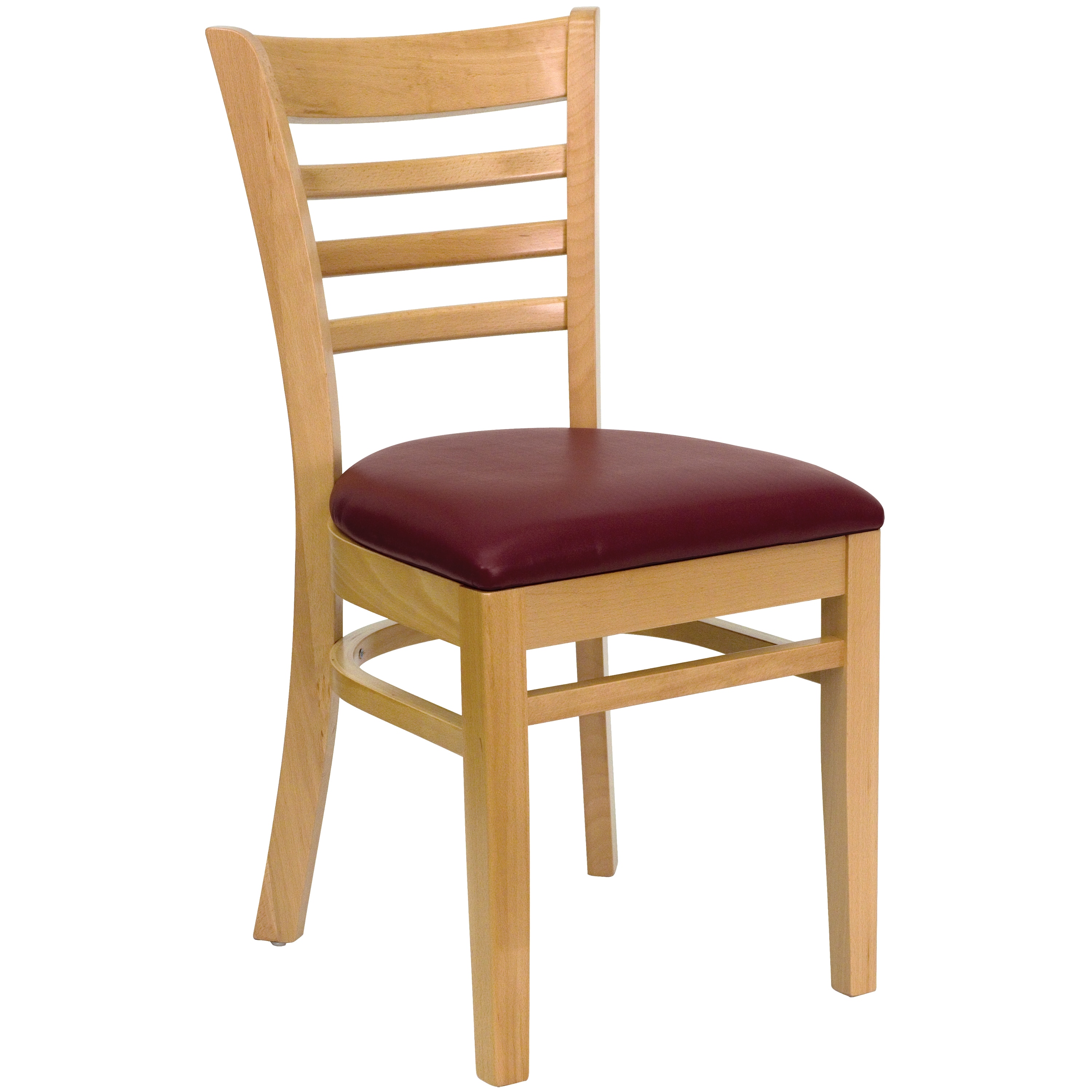 Flash Furniture 847254001168 Traditional Vinyl Upholstered Dining Side Chair (Wood Frame)