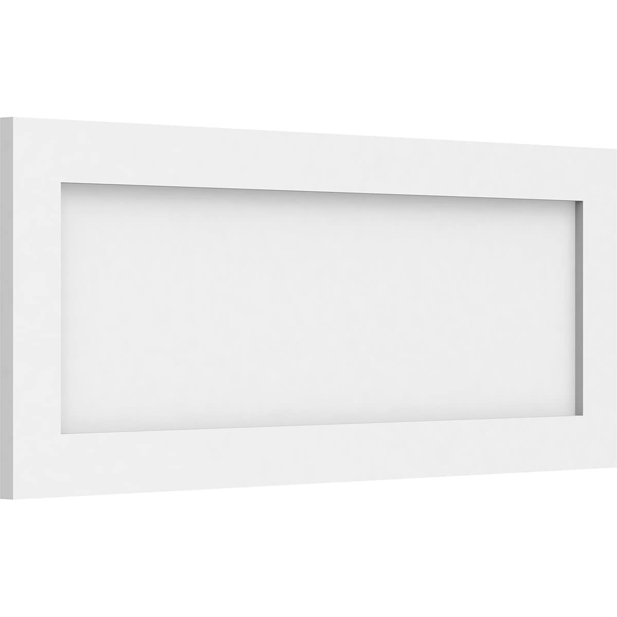 Ekena Millwork WALP30X12X062CNL 30-in x 12-in Smooth Paintable/Stainable White PVC Fretwork Wall Panel (