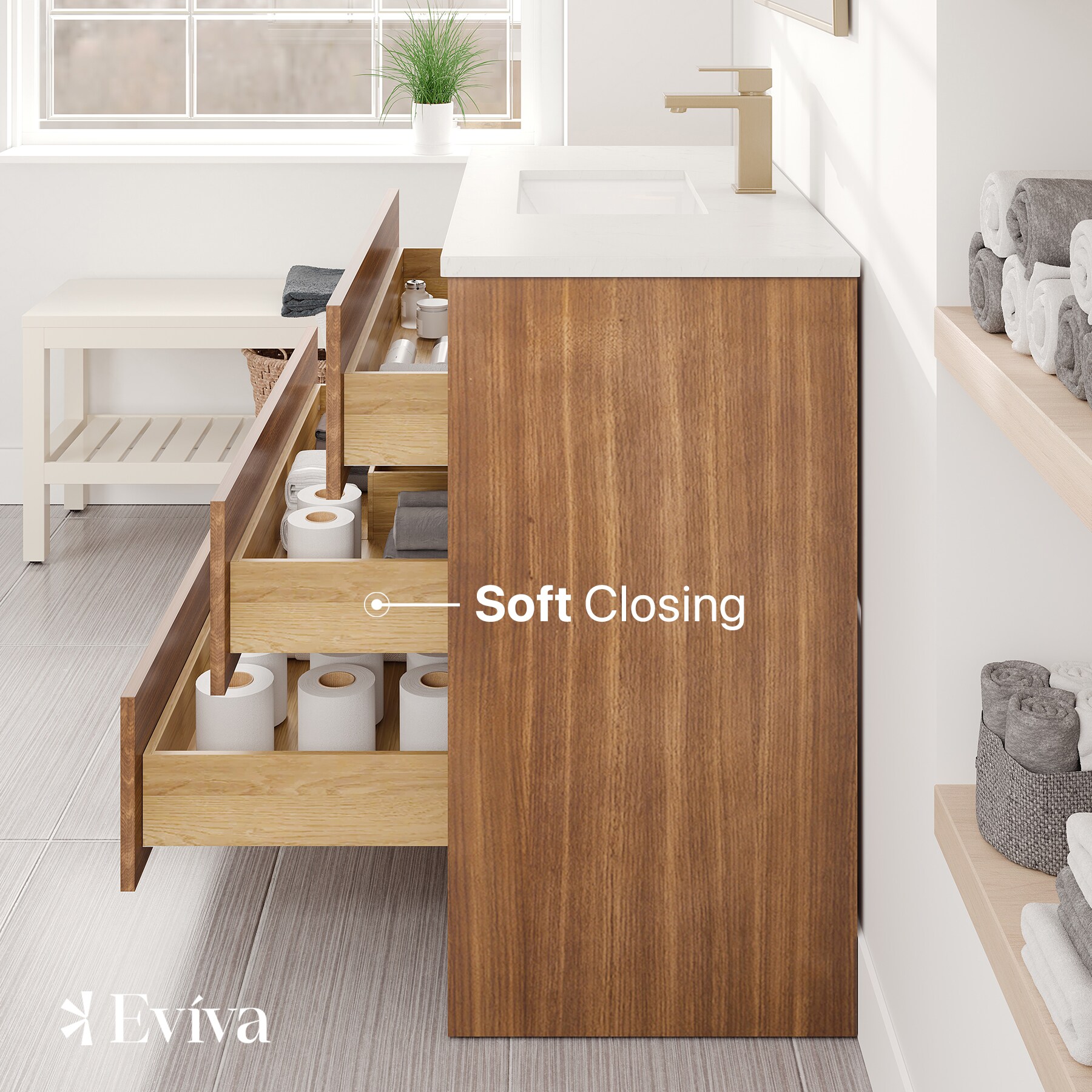 Eviva EVVN812-36X18WN Bath-Vanity-Combo - View #7