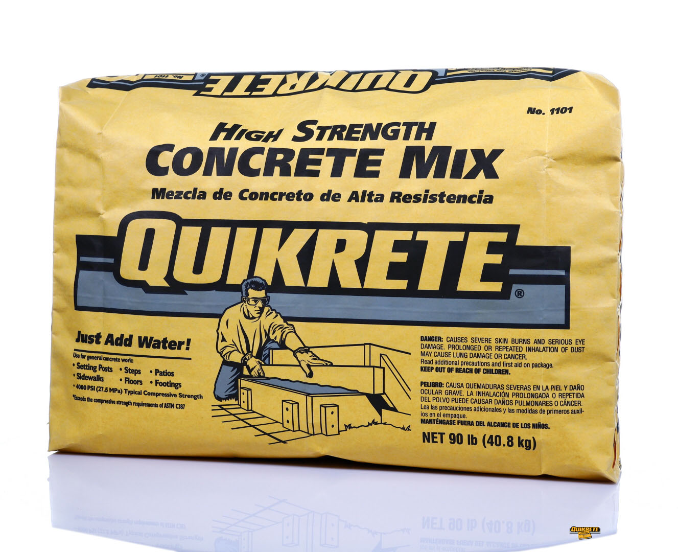 ankomme gidsel respons QUIKRETE 90-lb High Strength Concrete Mix High Strength in the Concrete,  Cement & Stucco Mixes department at Lowes.com