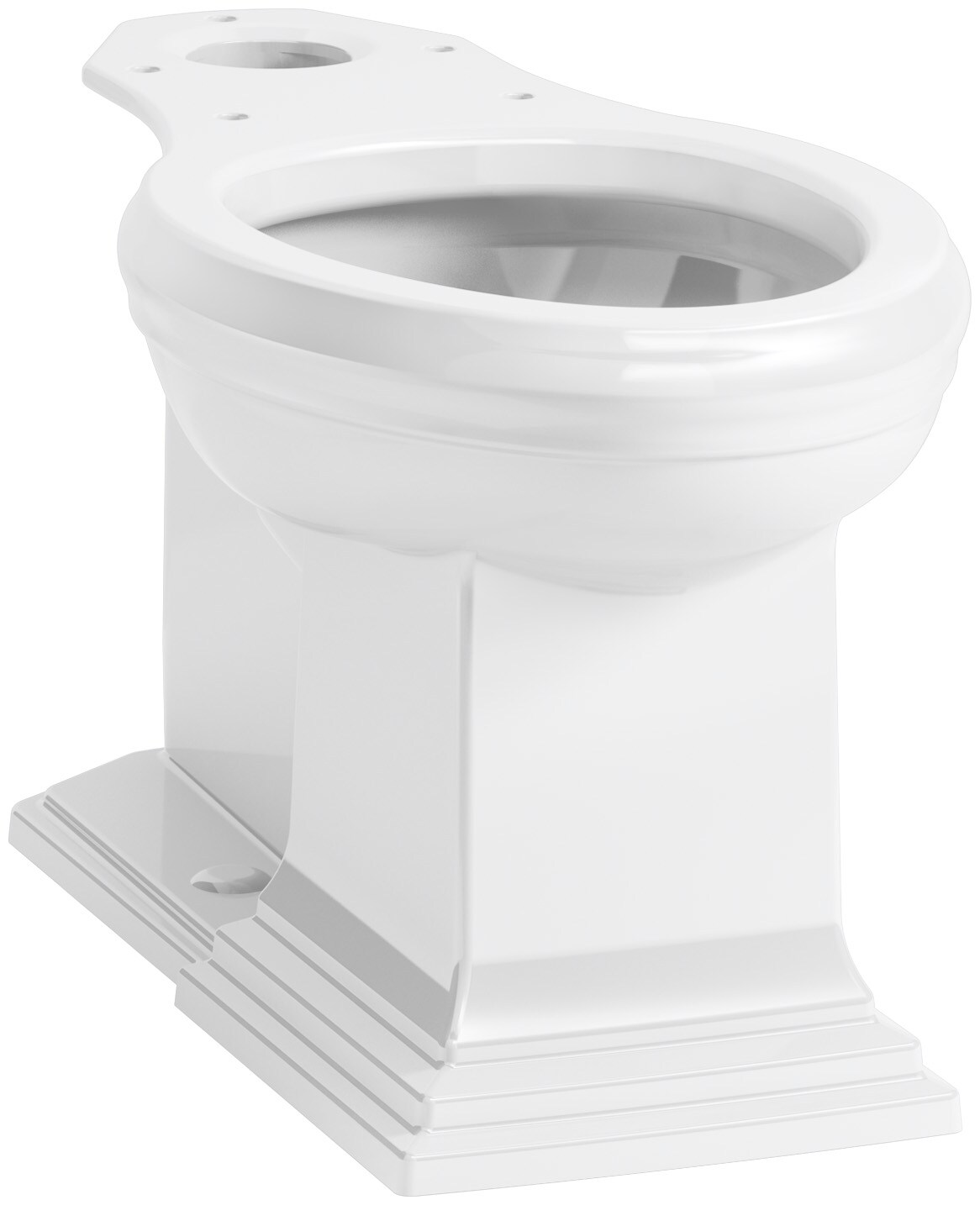 KOHLER 5626-0 Memoirs White Elongated Chair Height Toilet Bowl 12-in Rough-In