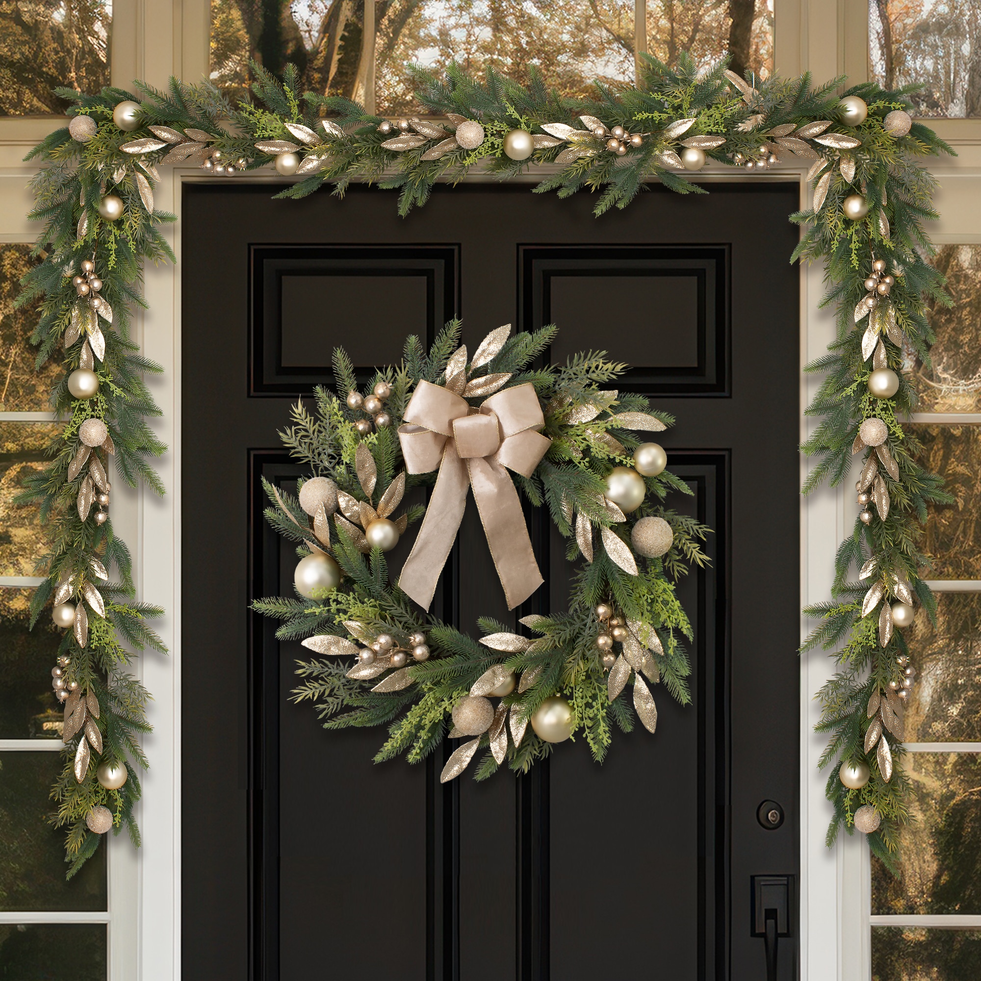 Holiday Living B660310B Artificial-Christmas-Garland - View #4