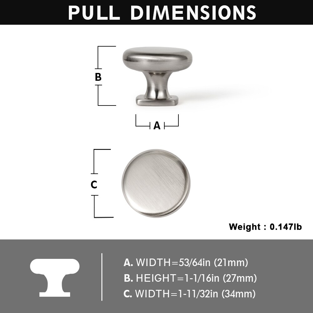 Miaokesen 9298LN-DK-12 Cabinet-Knobs - View #2