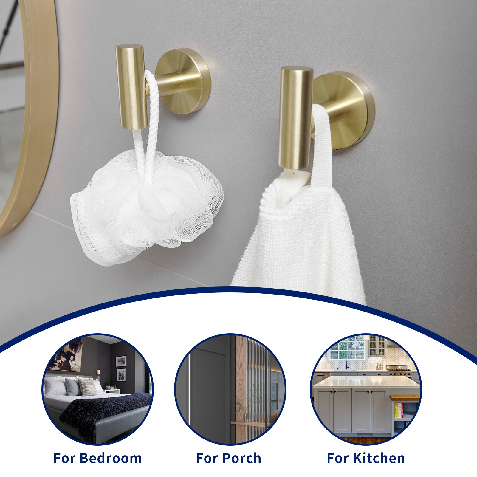BWE A-91062-BG-R Decorative-Bath-Hardware-Kits - View #6