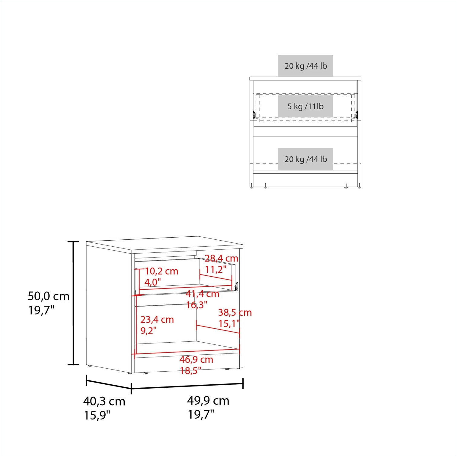 Naturefalls XV2W69LV0J53 nightstands - View #6