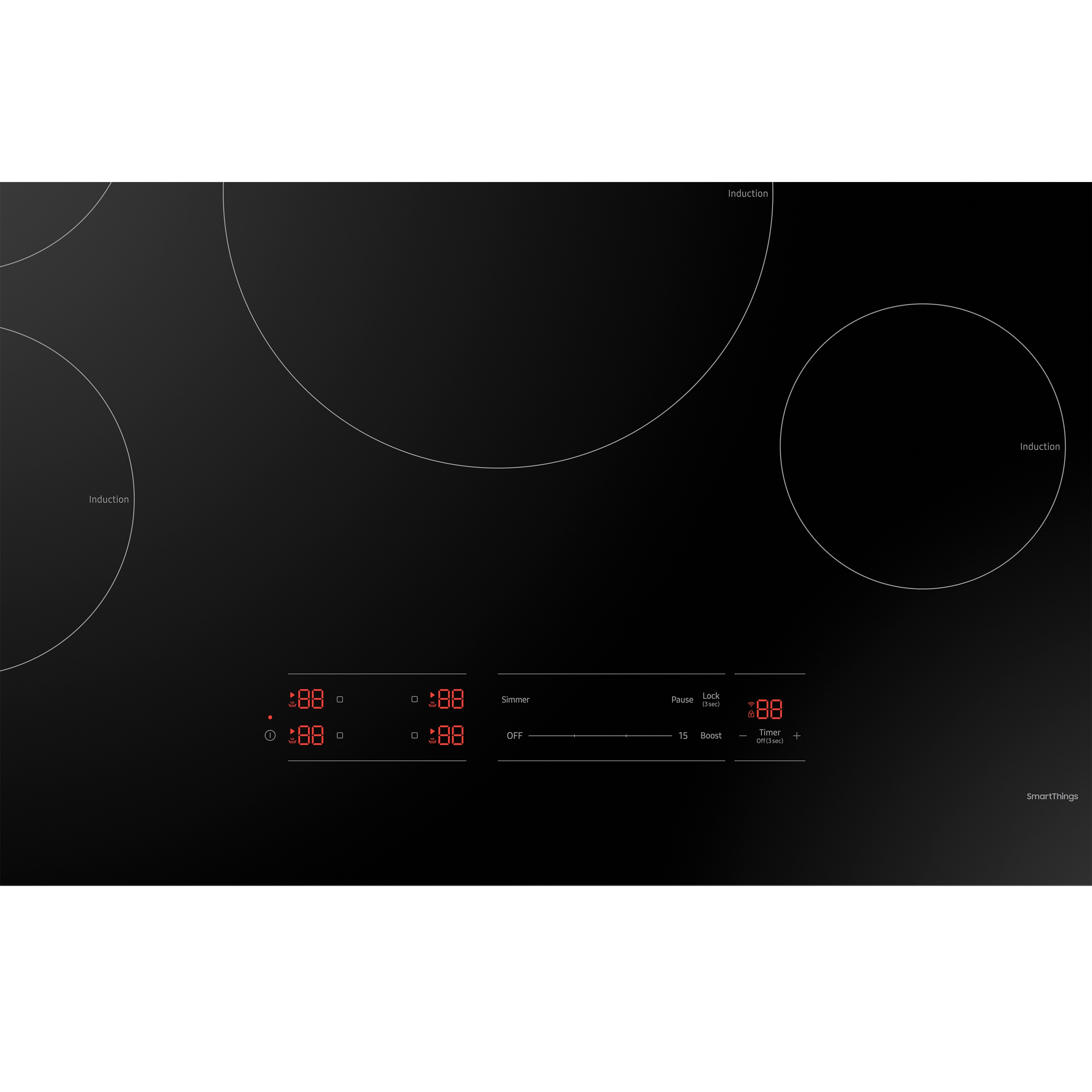 Samsung 30 Smart Induction Cooktop with Wi-Fi in Black