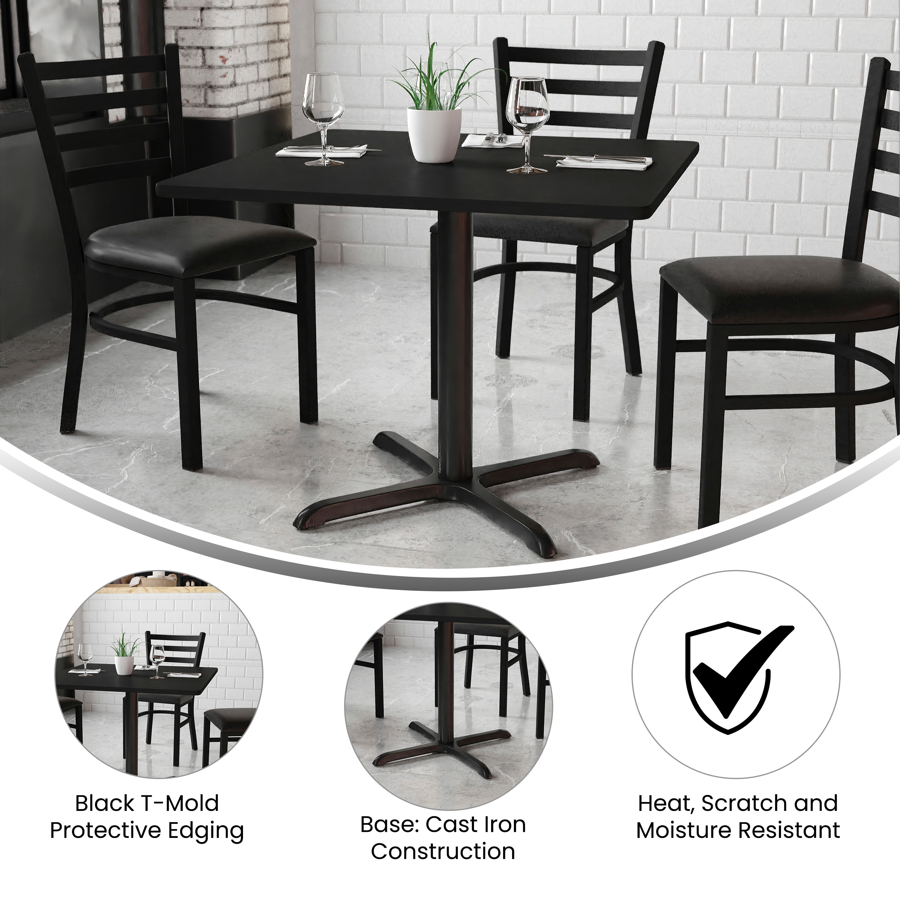 Flash Furniture 889142006671 Dining-Tables - View #3