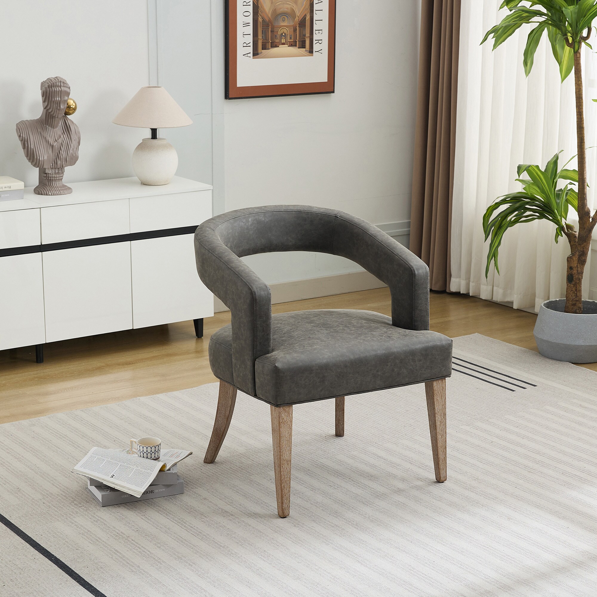 Aortzio HM-S2045-GRAY chairs - View #2