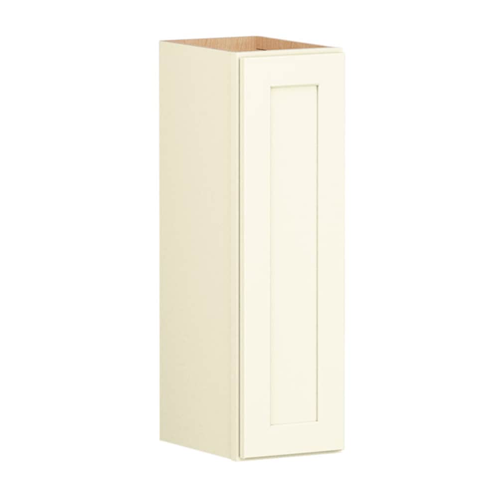 Breckenridge FOL 9-in W x 30-in H x 12-in D Vanilla Painted Wall Fully Assembled Cabinet Recessed Panel Shaker