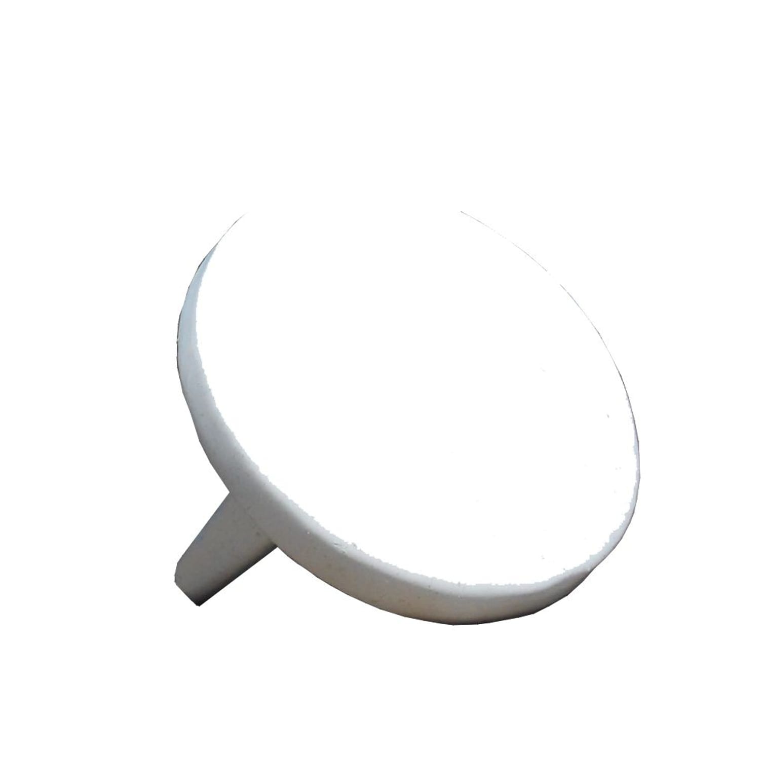 Wolf Handrail WHA410-W 1.9-Inches x White Painted Aluminum End cap