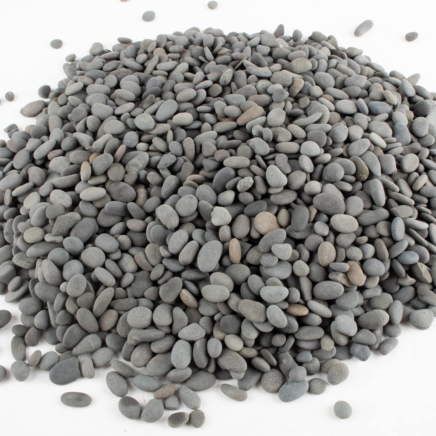 MaseiKar 9 lb Decorative River Rocks Pebbles for Plants Succulents Aquarium Gravel Garden Landscaping Stone
