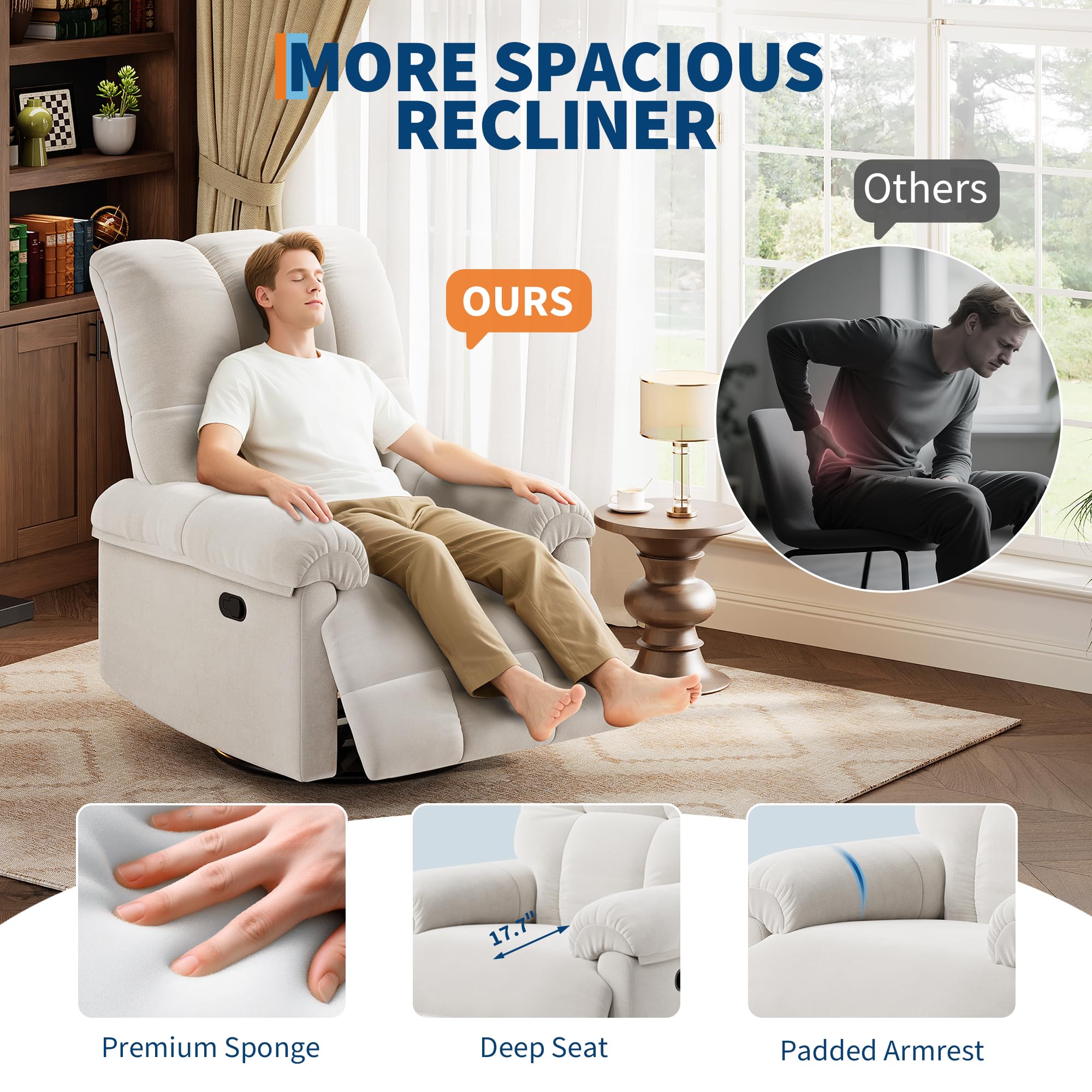 GarveeLife 4E2-TY0505014 recliners - View #7