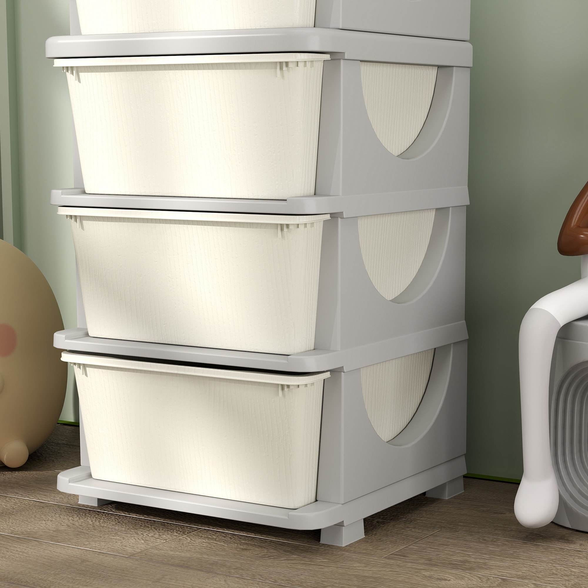 Qaba 311-023V01CW Toy-Boxes - View #7