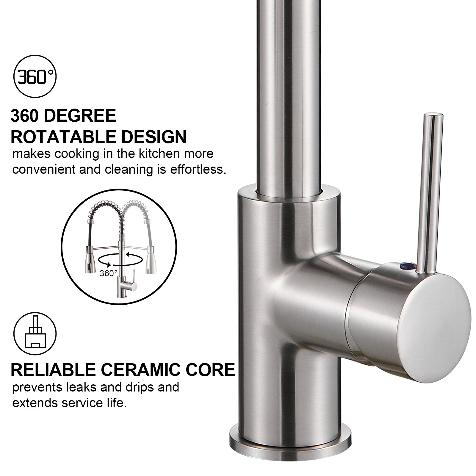 Zalerock L2KF32 Kitchen-Faucets - View #9