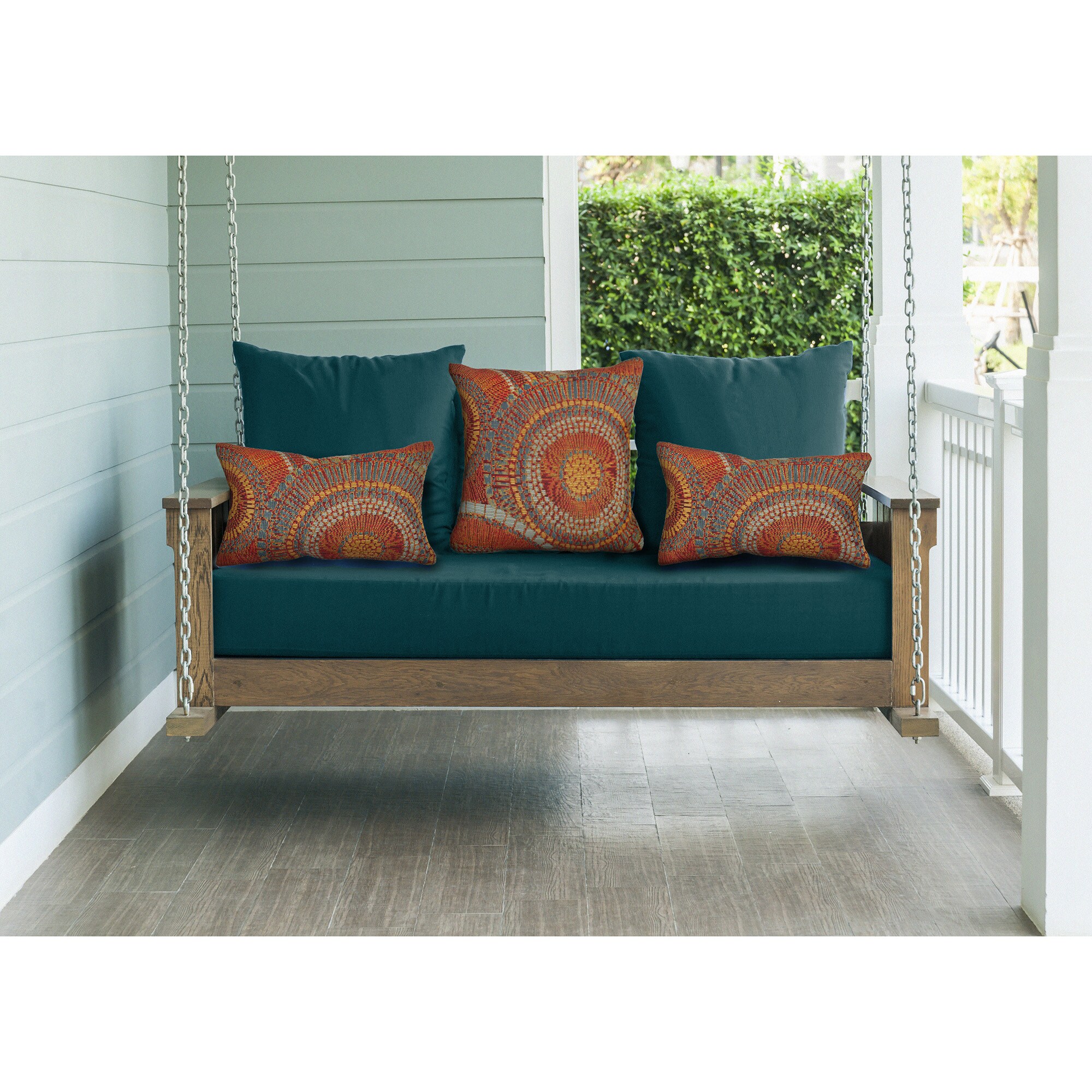 Saffron Orange Rectangular Indoor/Outdoor Pillow with Polypropylene Cover