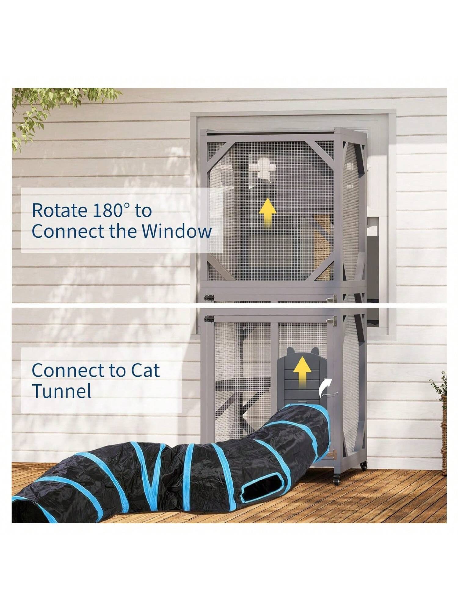 WhizMax BY-PPS-334DQJNT Outdoor-Kennel-Accessories - View #2