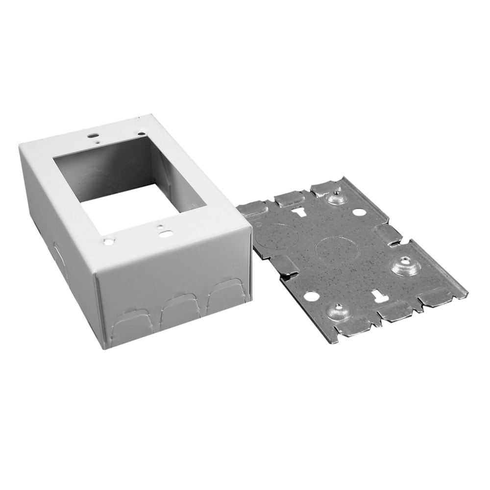 Legrand 5747WH 700 Metal 2 -Piece White Raceway electrical box