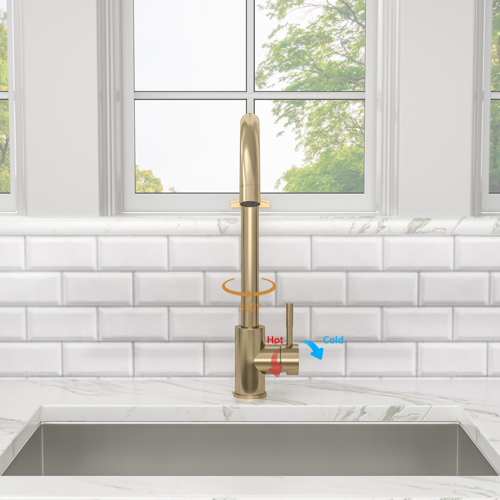 LUXEYARD DS-R-3P342308 Kitchen-Sinks - View #3