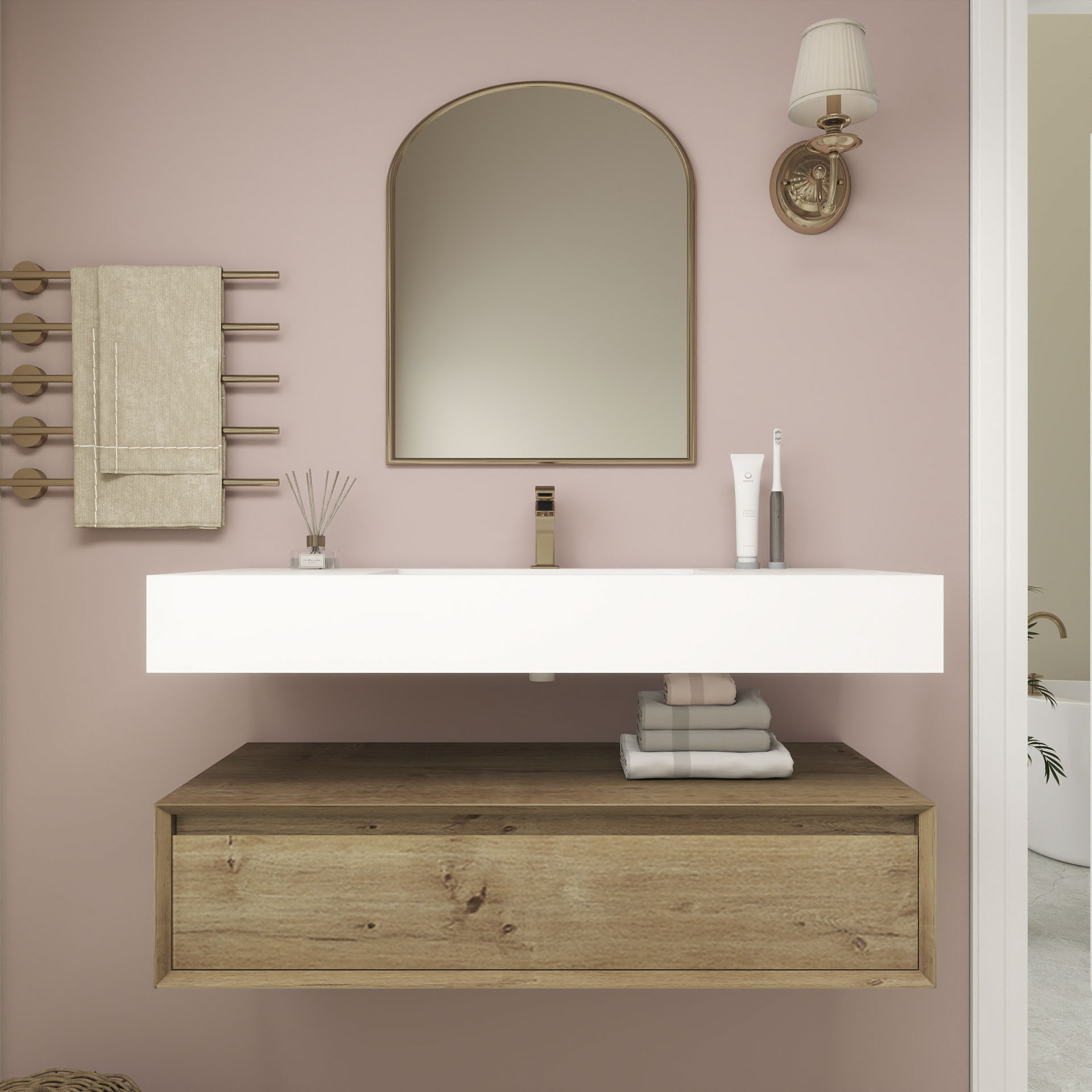 BV Better Vanity BT1742-OAK Bath-Vanity-Combo - View #3