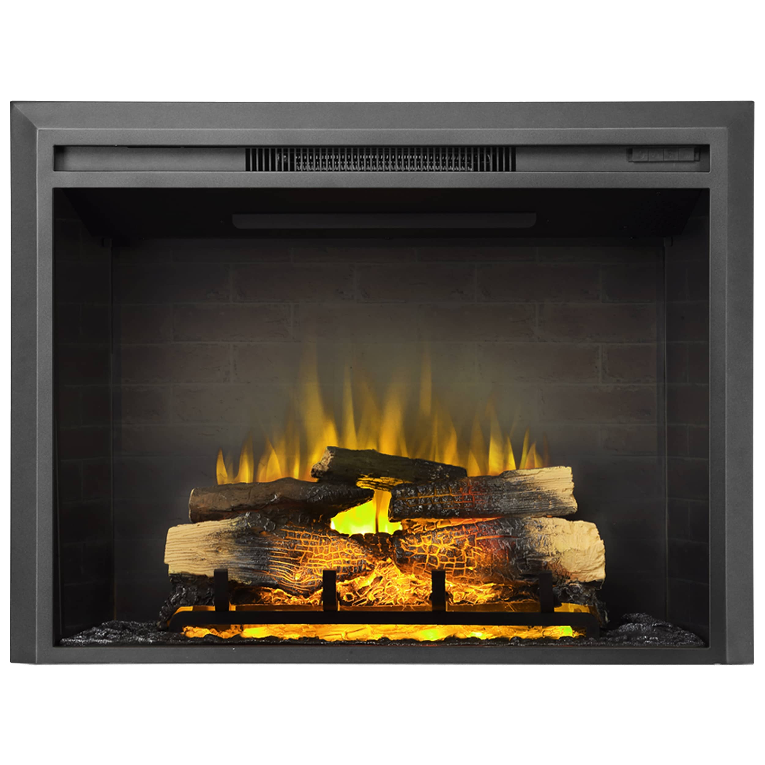 EdenDirect NLCD041944 34.7-in Black Electric Fireplace Insert