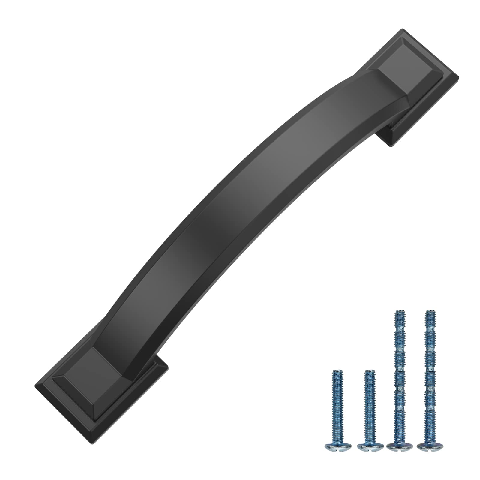 Lovav Matte Black 3 inch 30 Pack Zinc Cabinet Drawer Pulls Durable Easy Install Versatile Handles For Kitchen Bathroom Bedroom