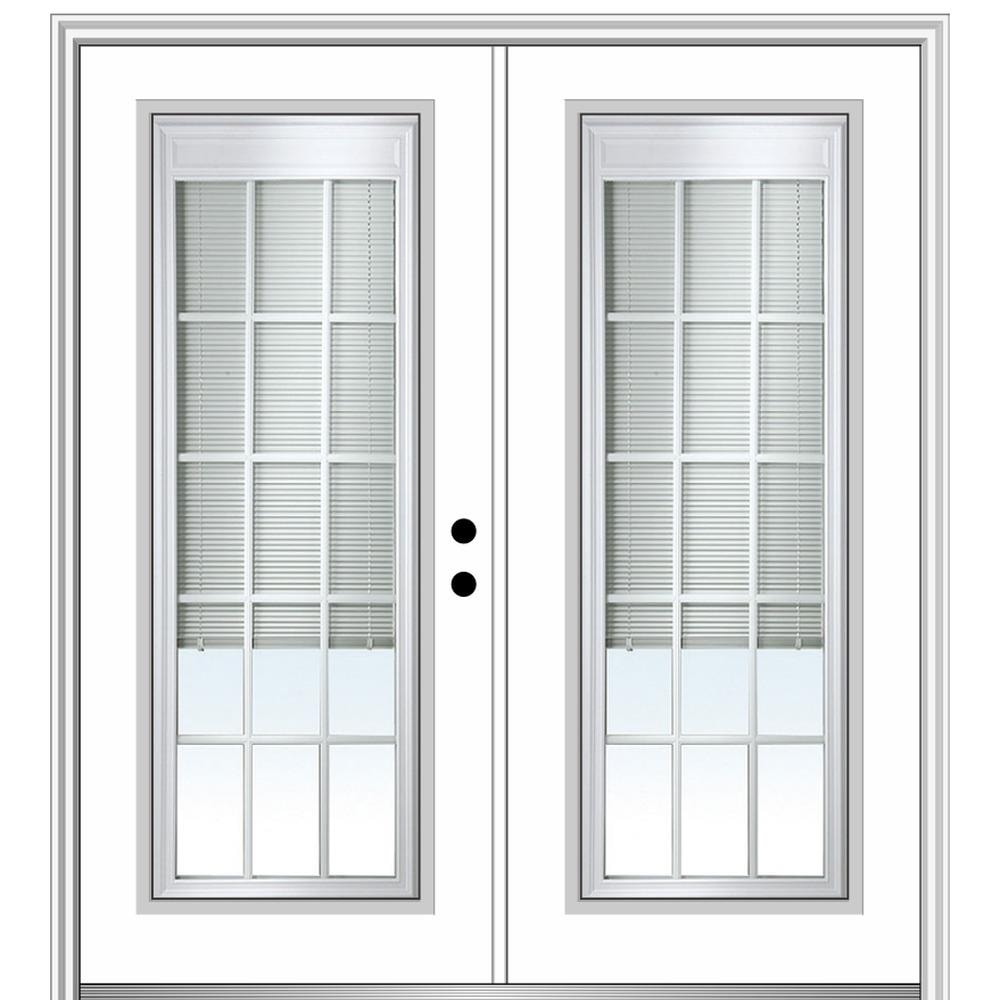 MMI DOOR TRUfit Patio 72-in x 80-in Dual-pane Grilles Between The