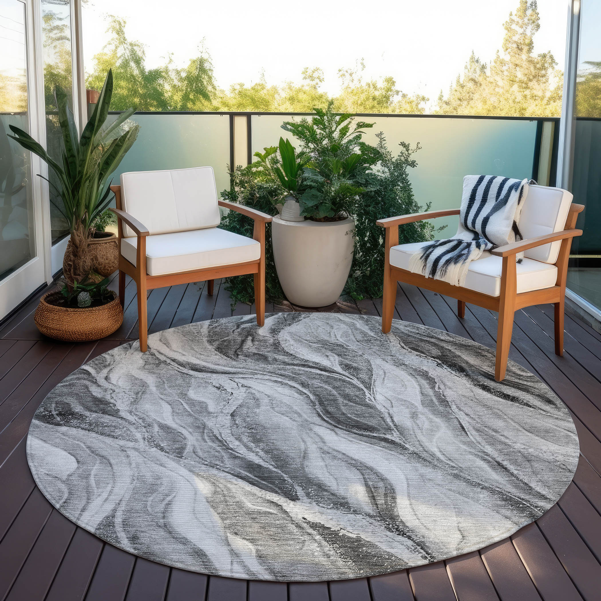Addison Rugs ACN720GY8RO rugs - View #6