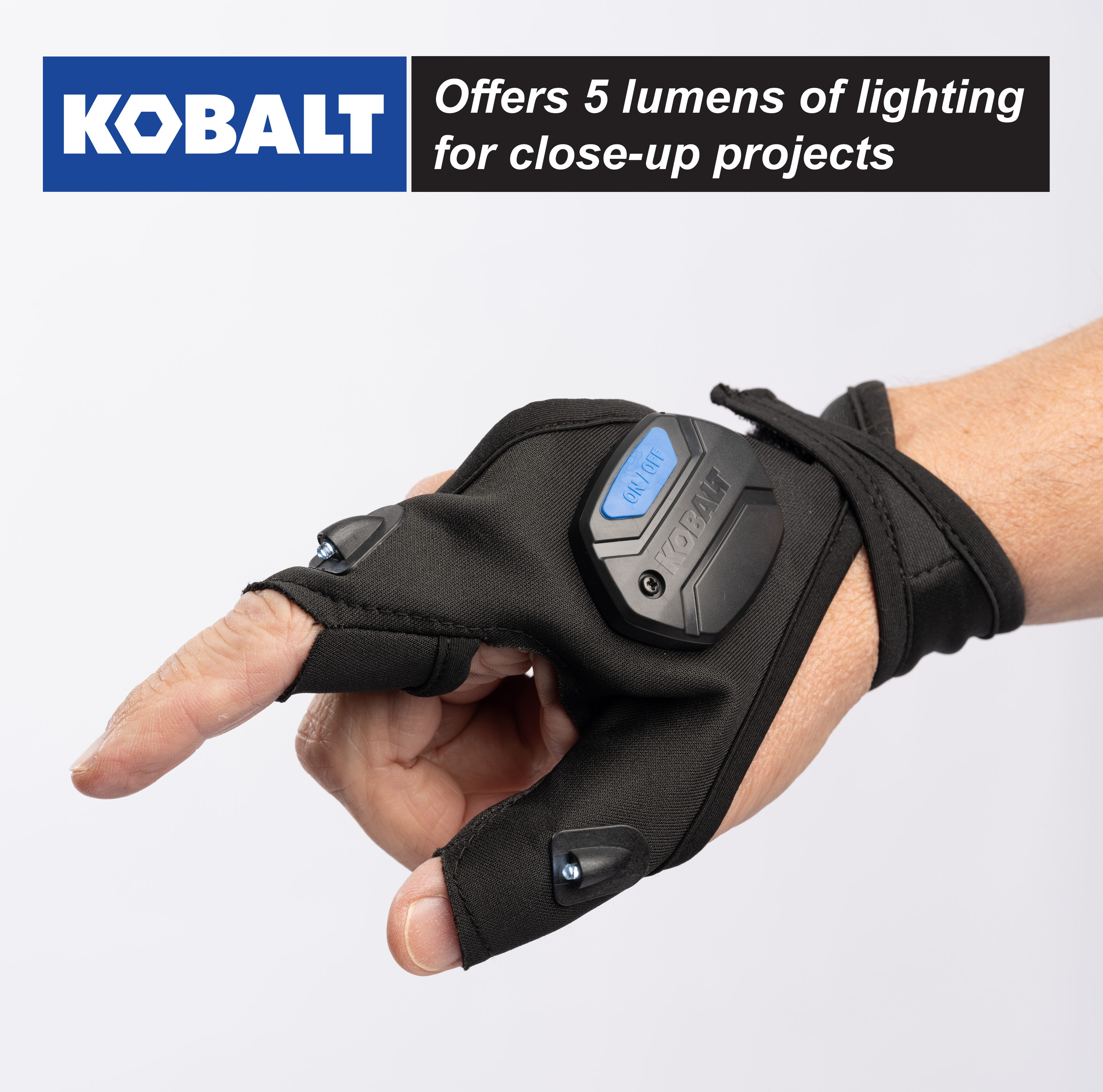 Kobalt Finger light 5-Lumen 1 Mode LED Flashlight (Cr2016 Battery Included)  in the Flashlights department at