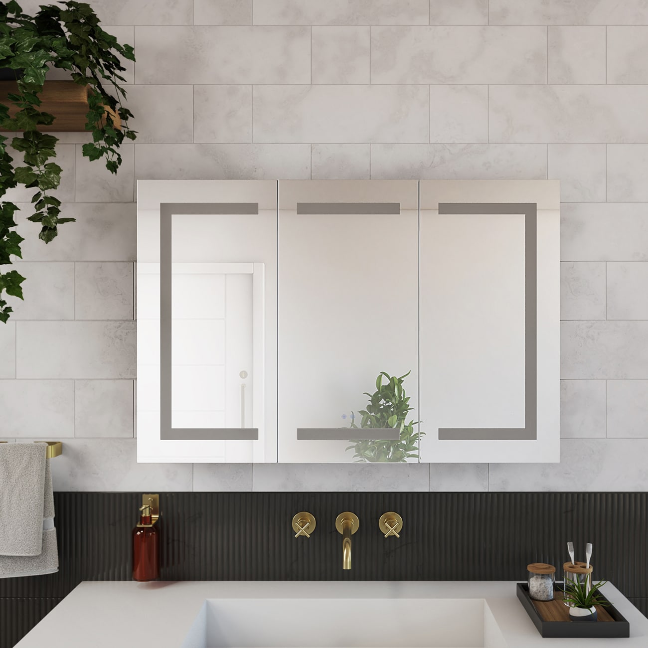 DreamLine LCBL2436T Bathroom-Medicine-Cabinets - View #3