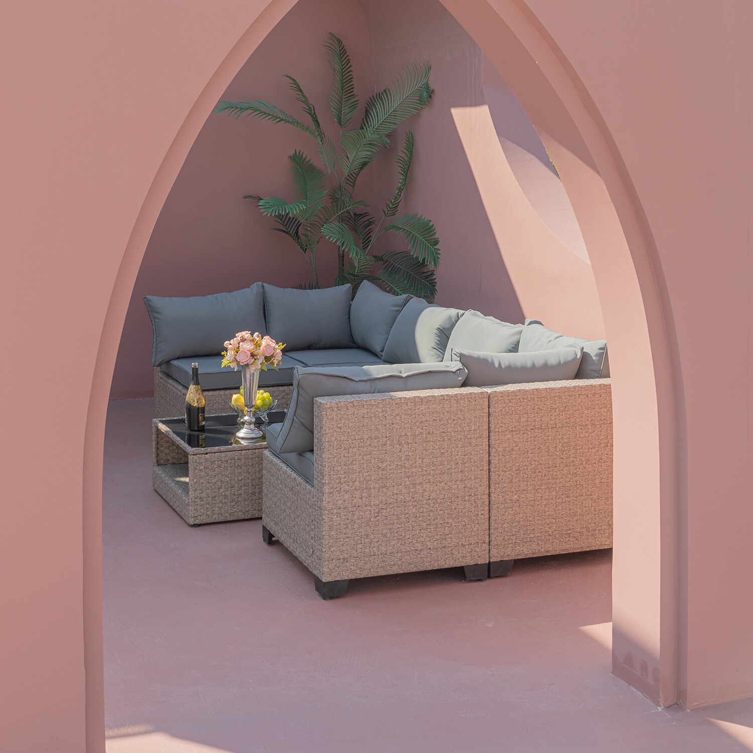 SINOFURN SYA100014NB Patio-Sofas-Daybeds - View #7