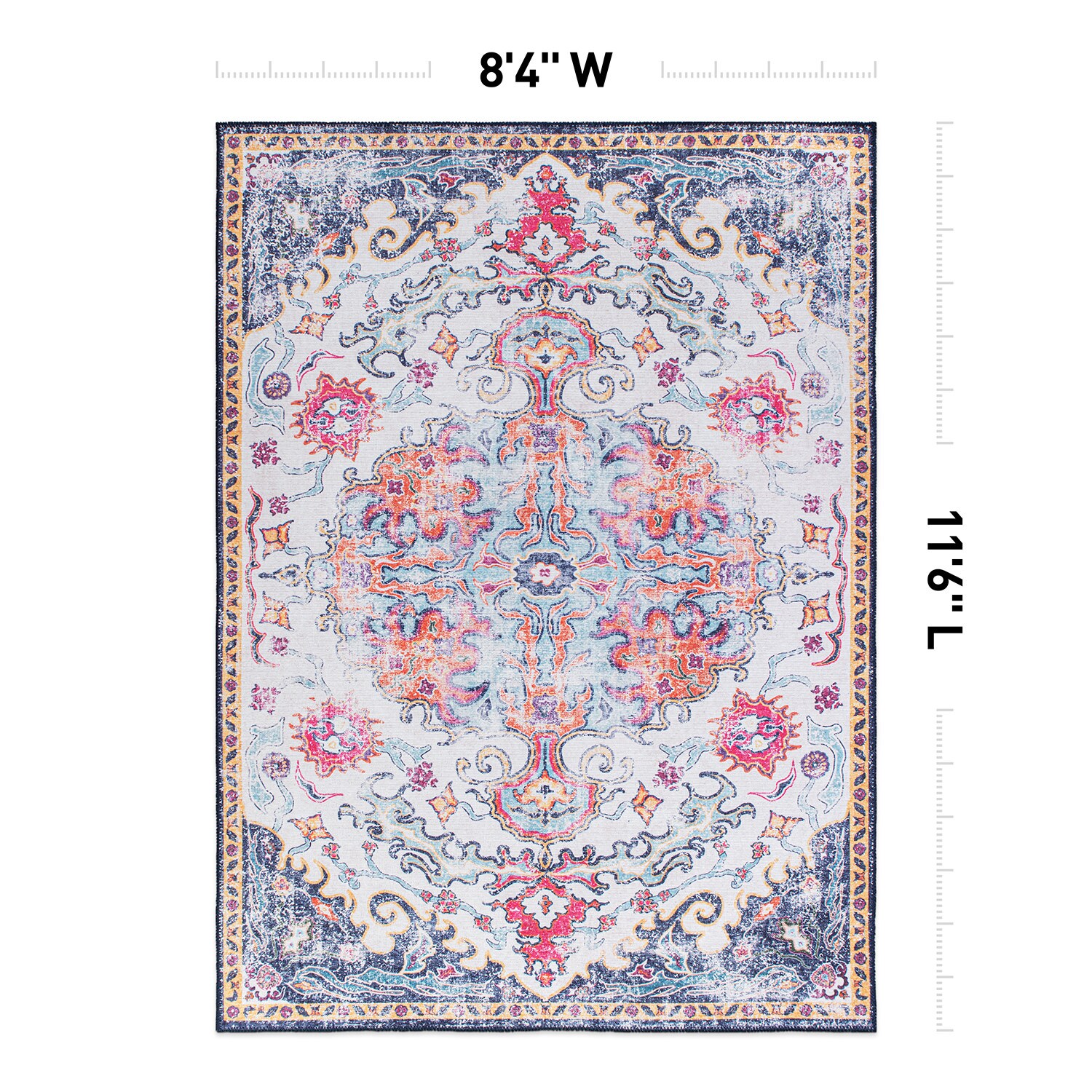 World Rug Gallery 5051MULTI9X12 rugs - View #4