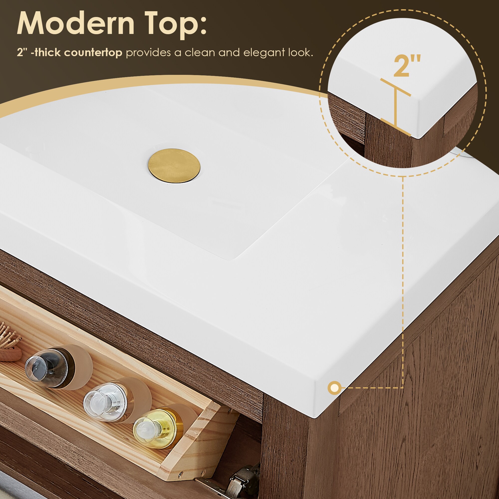 Altair 567030-BK-WH-NM Bath-Vanity-Combo - View #8