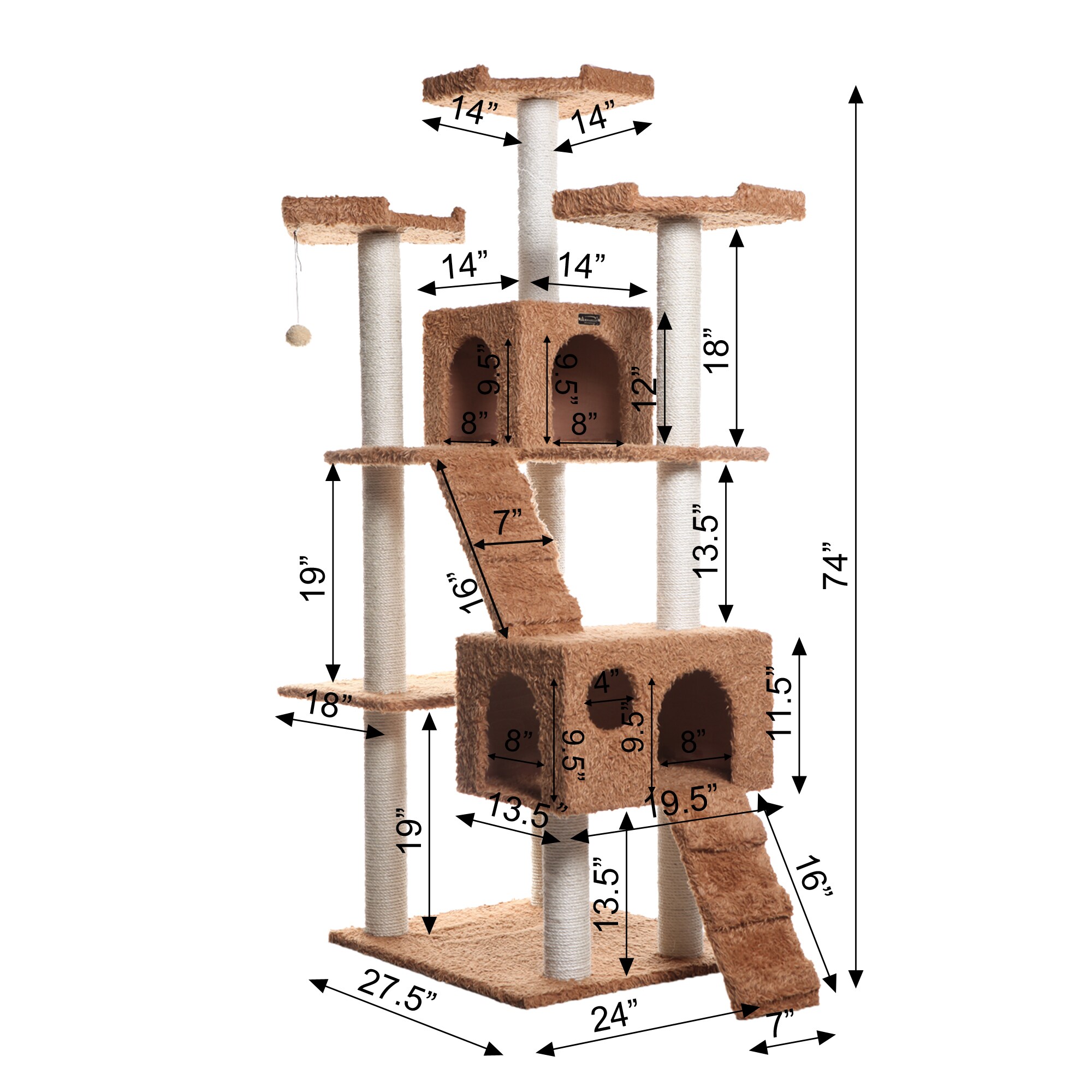 Armarkat A7407 Cat-Trees - View #12
