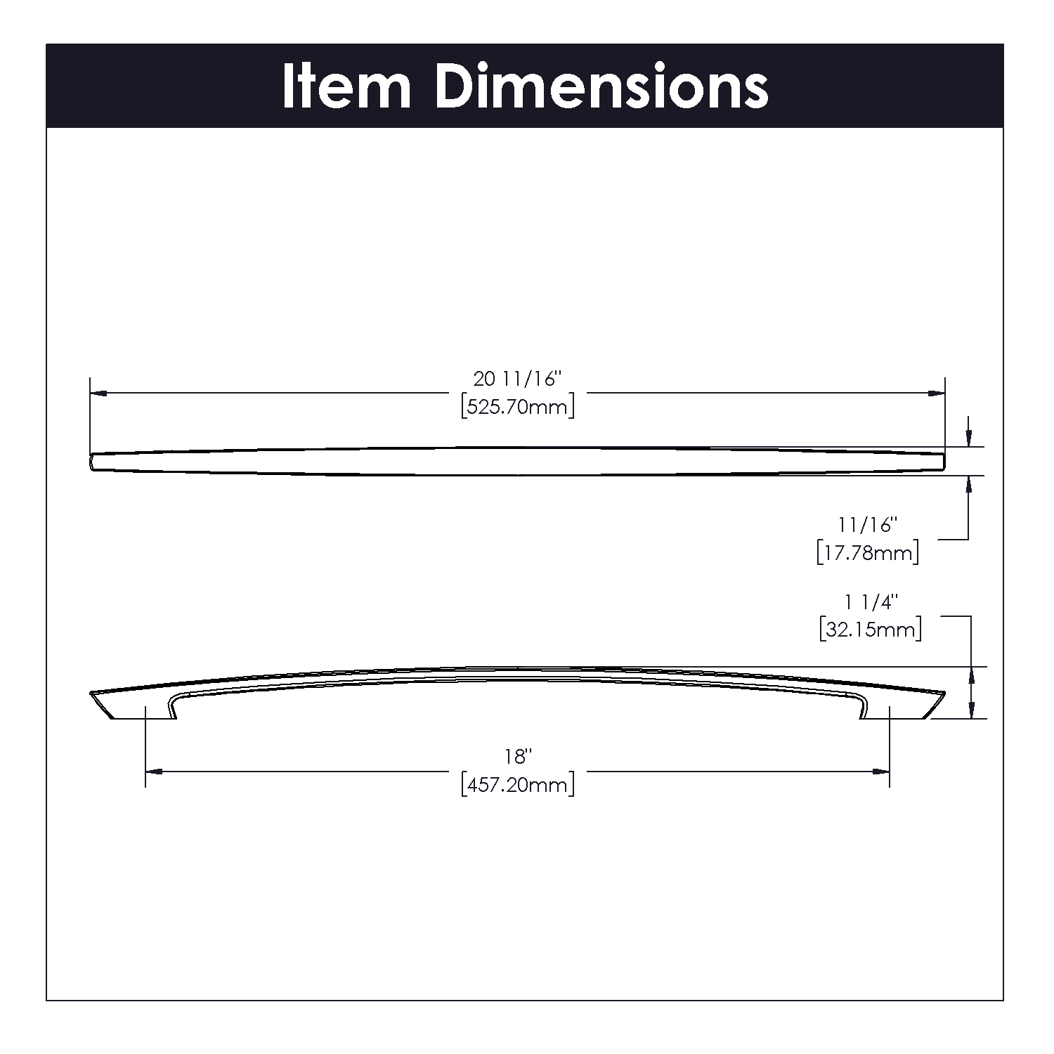 Hickory Hardware HH074856-14 Cabinet-Pulls - View #4