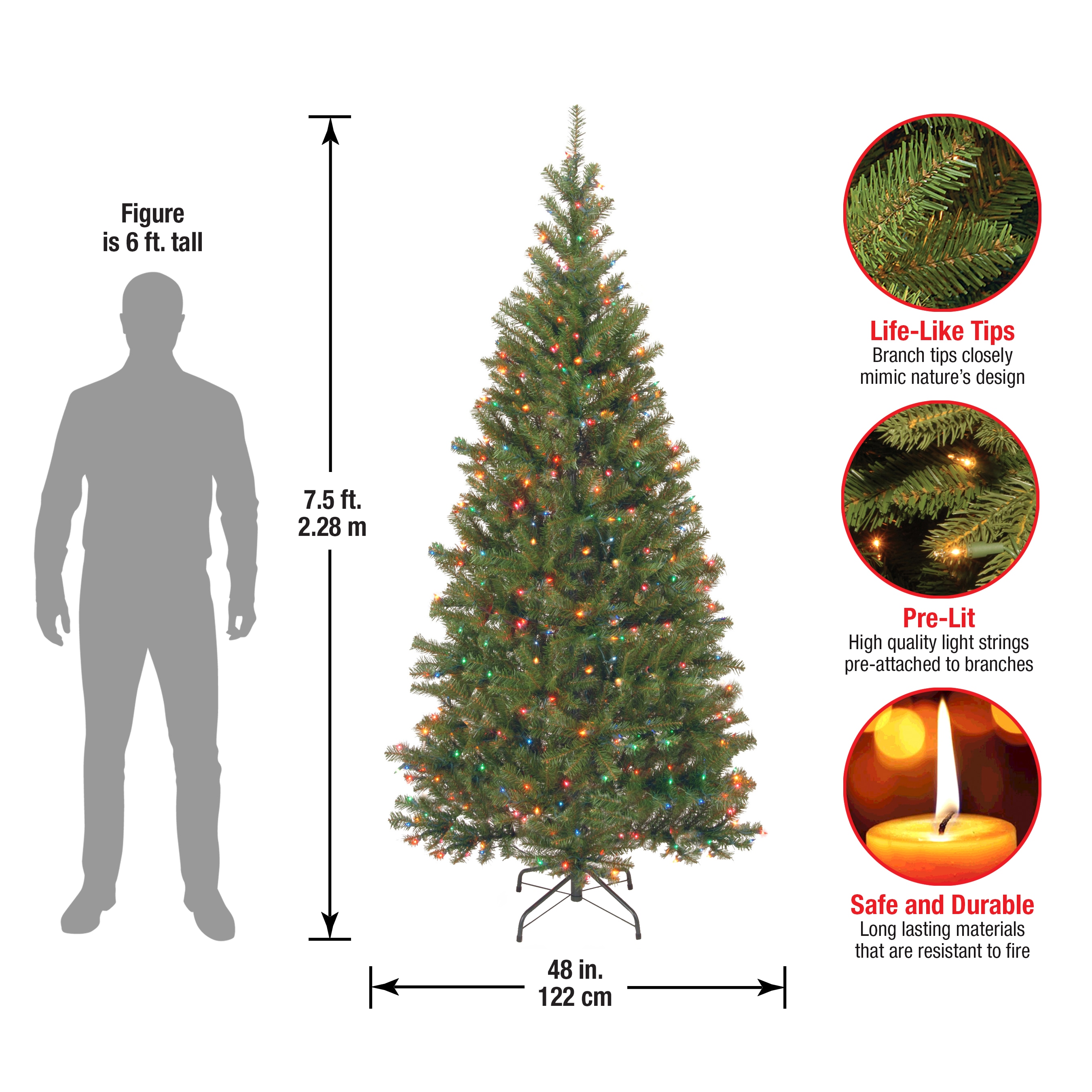 National Tree Company AP7-301-75 Artificial-Christmas-Trees - View #6
