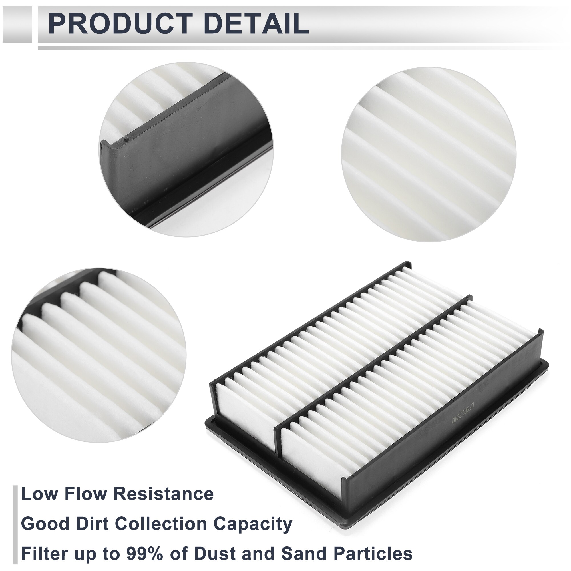 Unique Bargains S25121001UX8570 Air-Filters - View #5