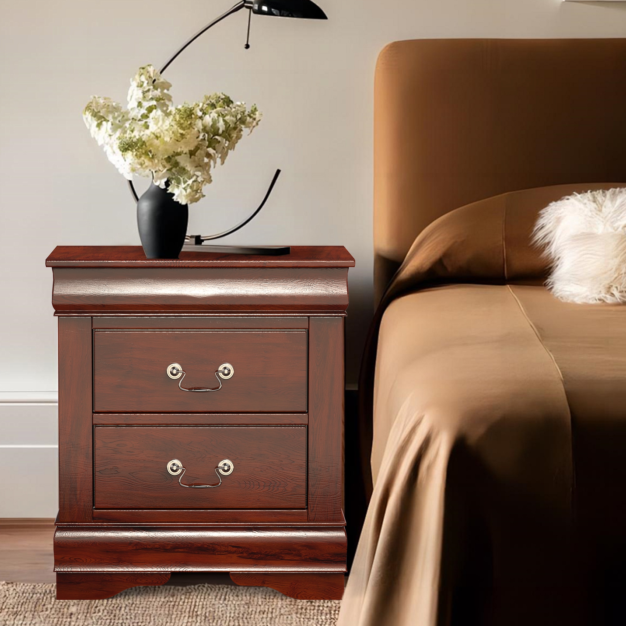 IHOMEadore MDFM7866CH-N nightstands - View #2